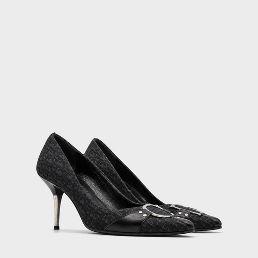 Black Diorissimo Buckle Pumps Christian Dior 2000s by John Galliano