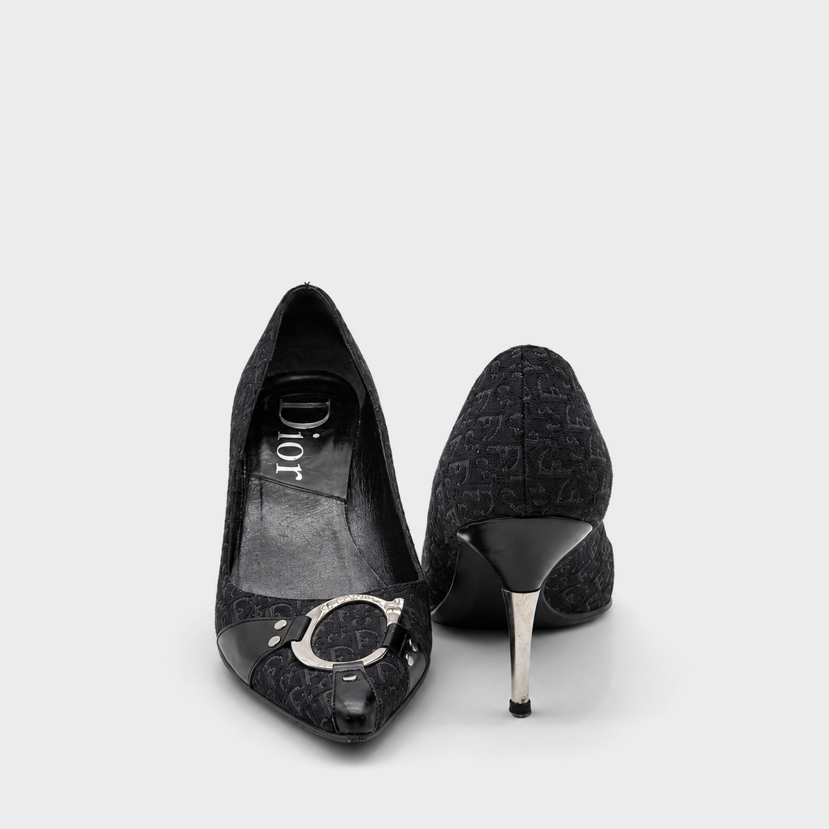 Black Diorissimo Buckle Pumps Christian Dior 2000s by John Galliano
