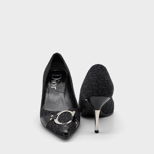Black Diorissimo Buckle Pumps Christian Dior 2000s by John Galliano