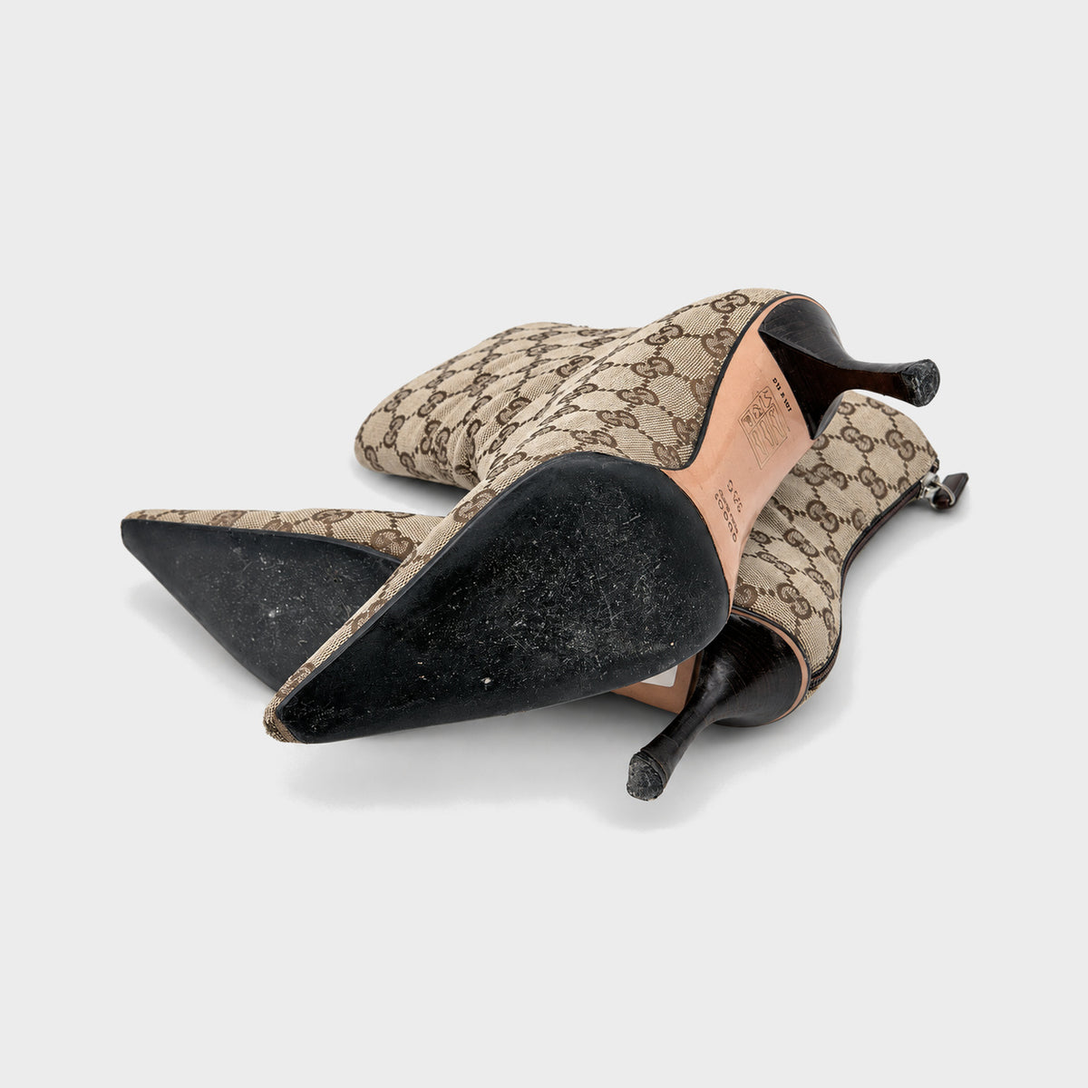 Monogram Canvas Ankle Boots Gucci 2000s by Tom Ford