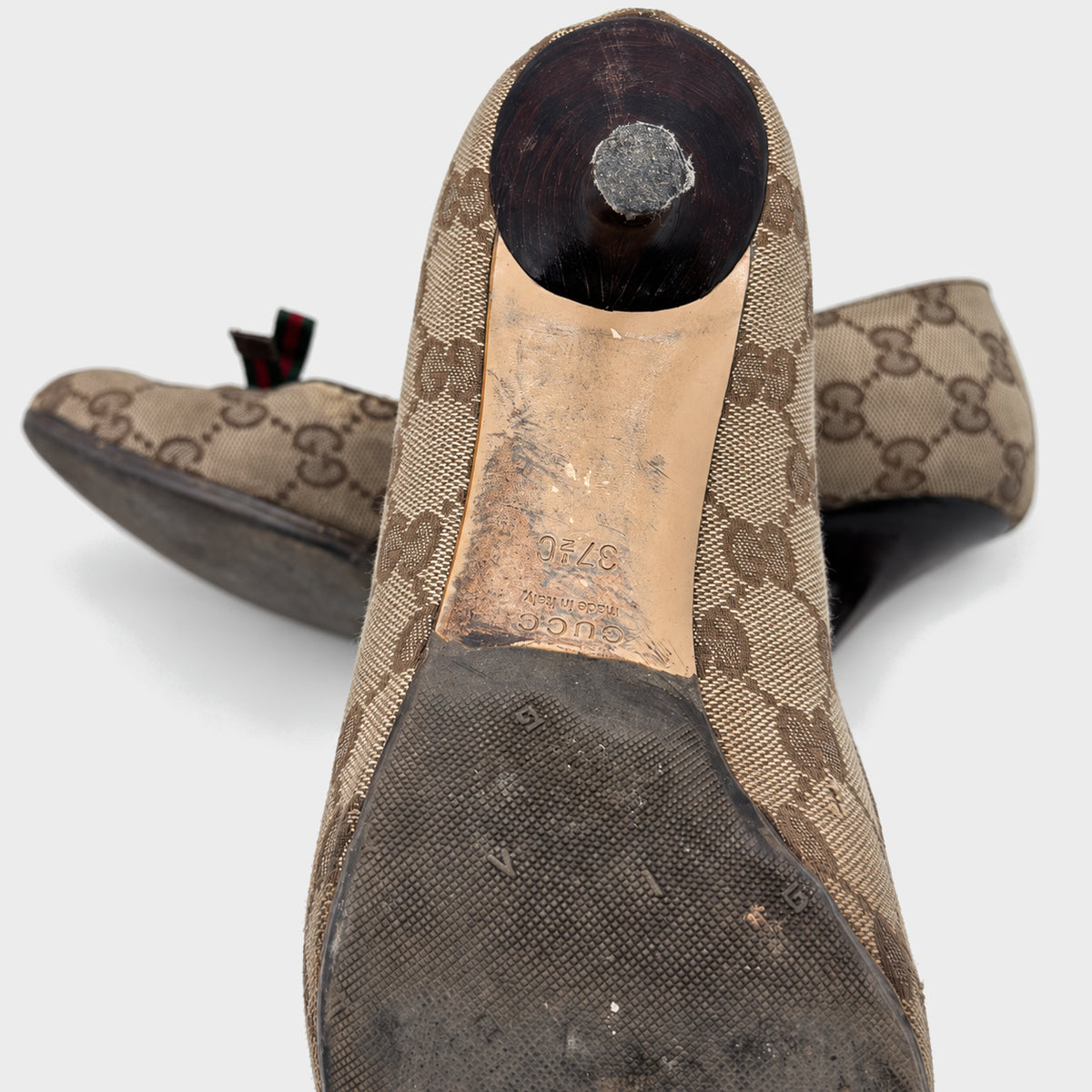 GG Monogram Bow Pumps Gucci 2000s