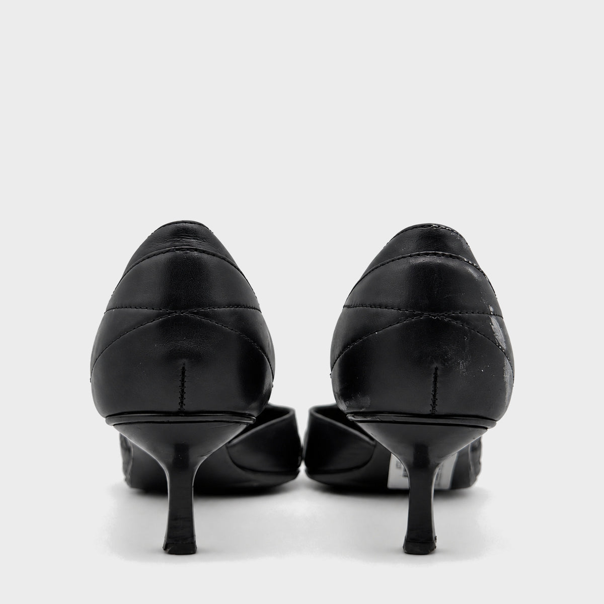 Black Buckled Kitten Heels Gucci 2000s by Tom Ford