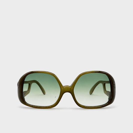 Green Sunglasses Christian Dior 1970s
