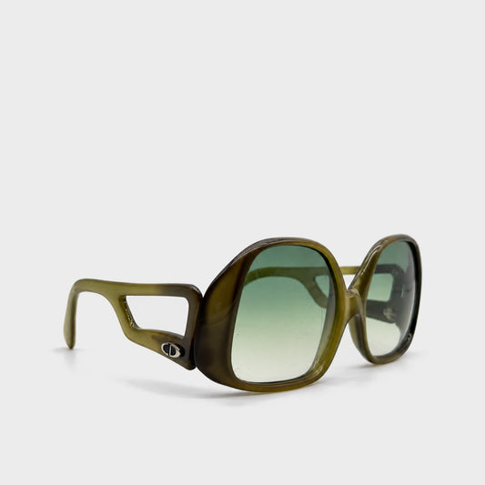 Green Sunglasses Christian Dior 1970s