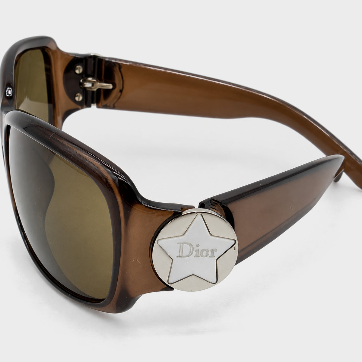 Black "StarShine 2" Pearl Logo Sunglasses Dior