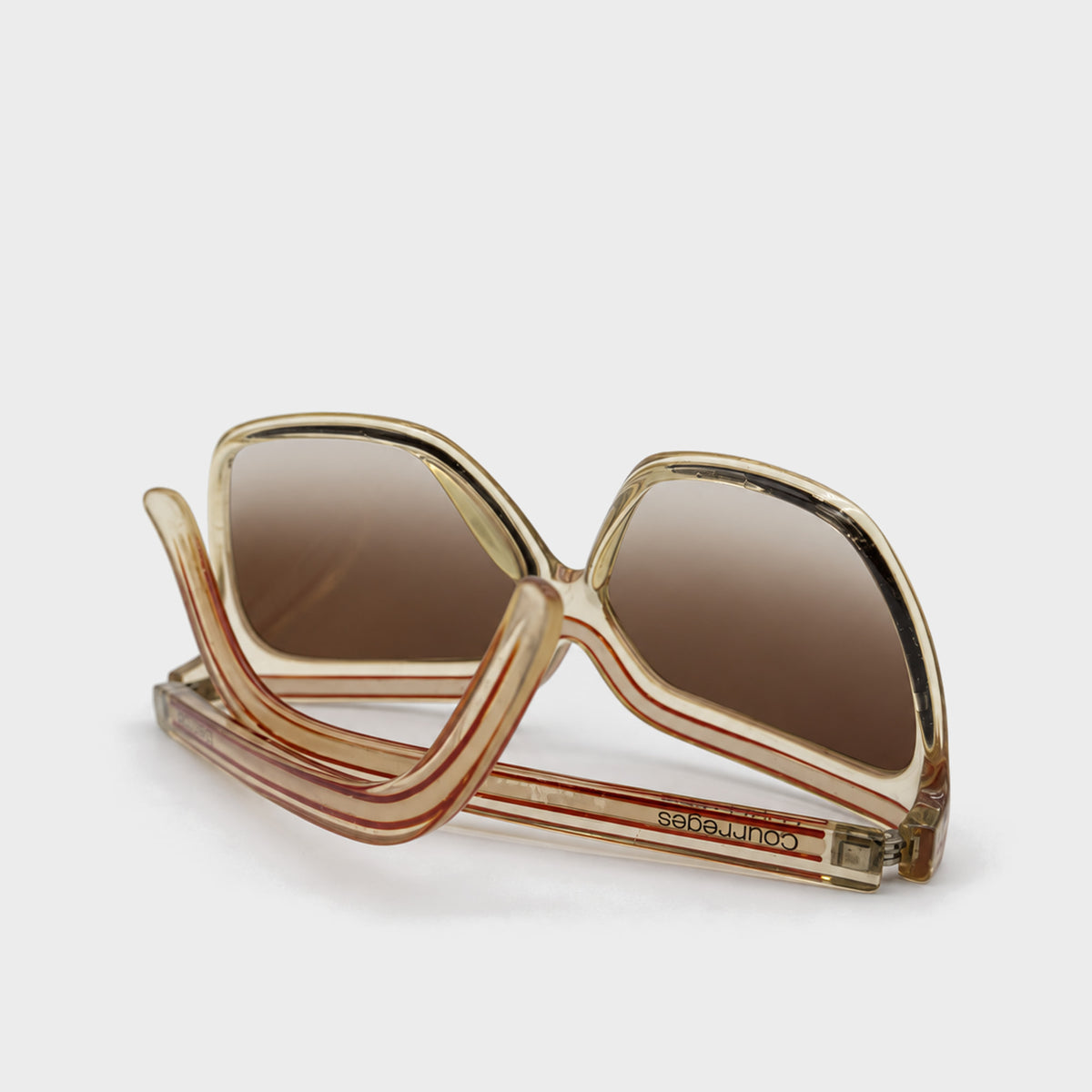 Brown Sunglasses Courrèges 1990