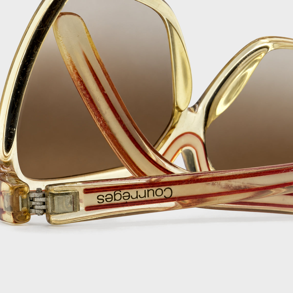 Brown Sunglasses Courrèges 1990