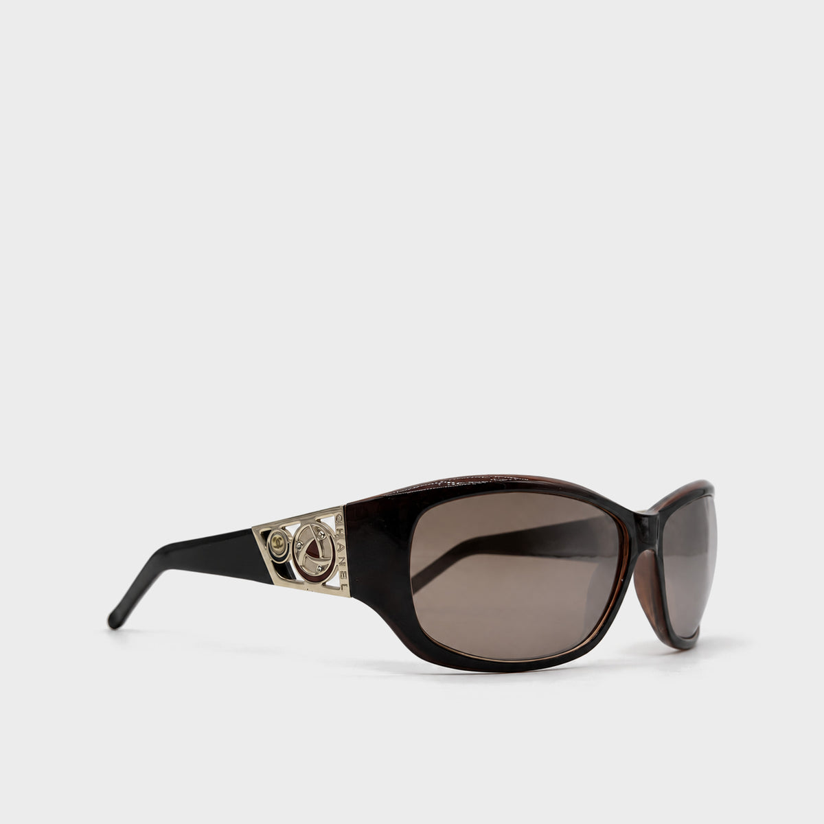 Metallic Mecha Sunglasses Chanel