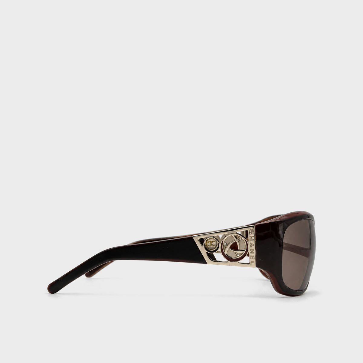 Metallic Mecha Sunglasses Chanel