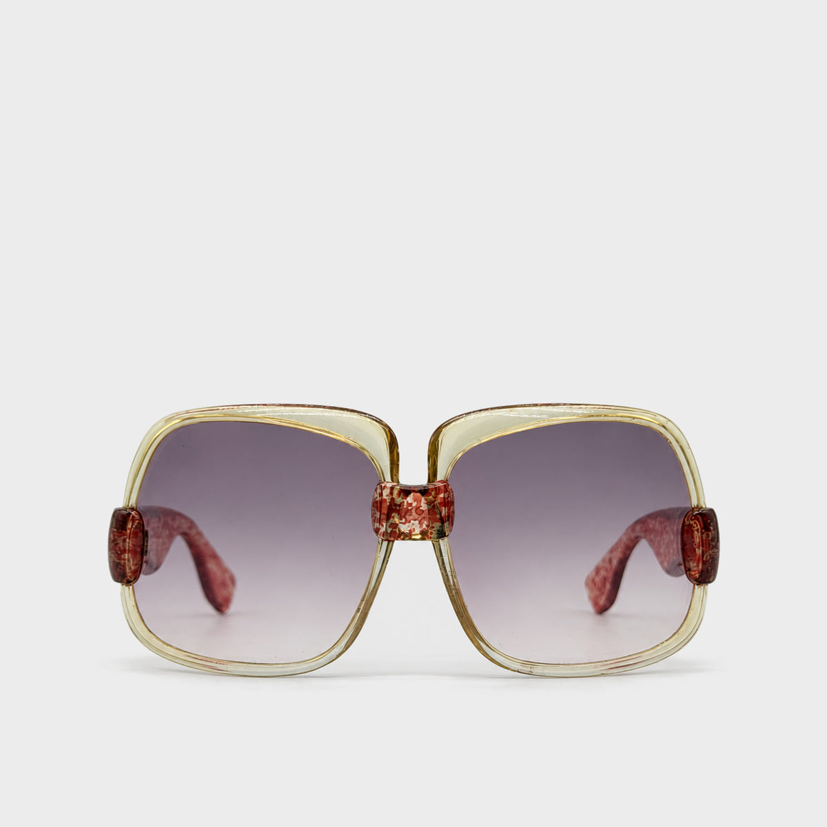 Brown Optyl Oversized Sunglasses Yves Saint Laurent 1970s