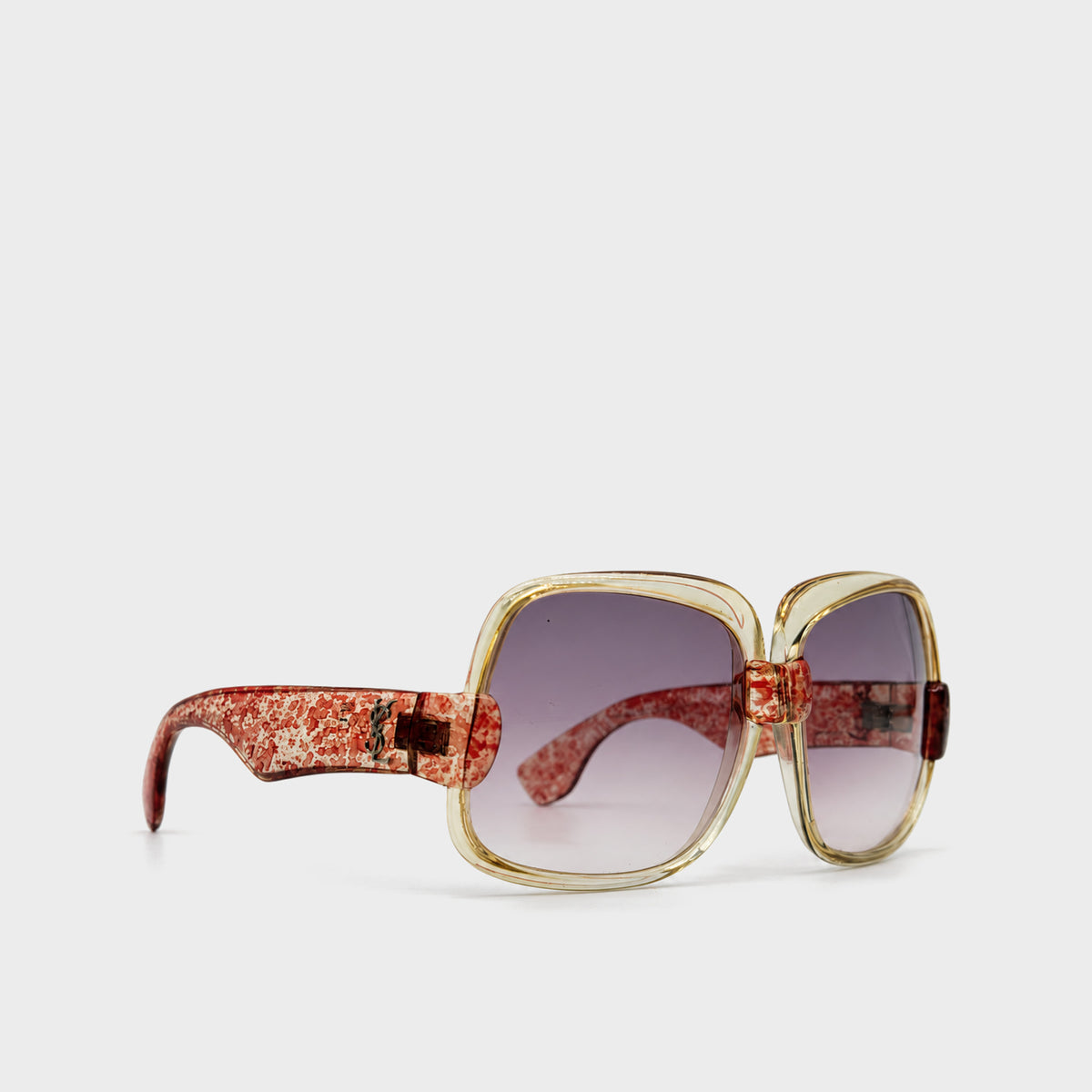 Brown Optyl Oversized Sunglasses Yves Saint Laurent 1970s