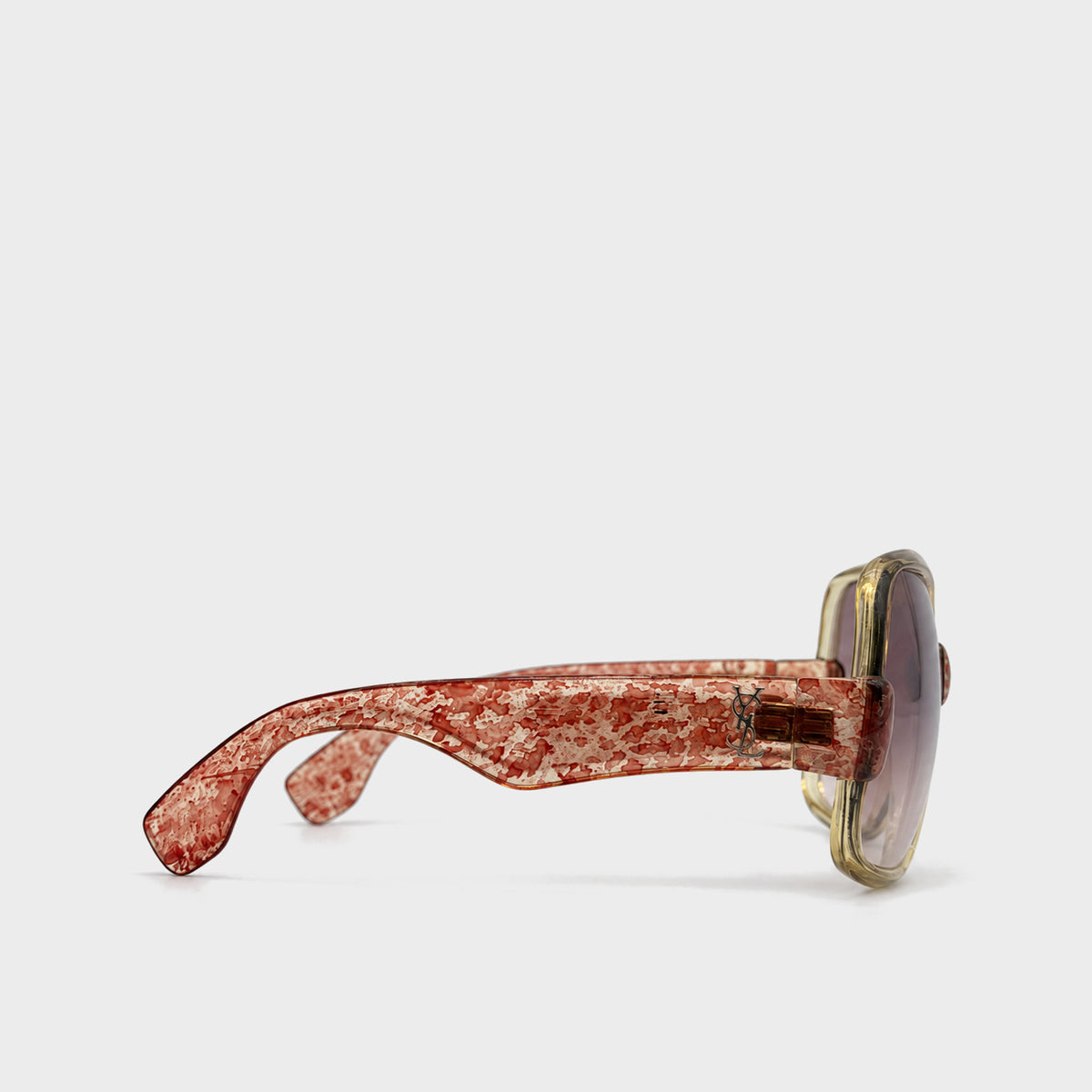 Brown Optyl Oversized Sunglasses Yves Saint Laurent 1970s