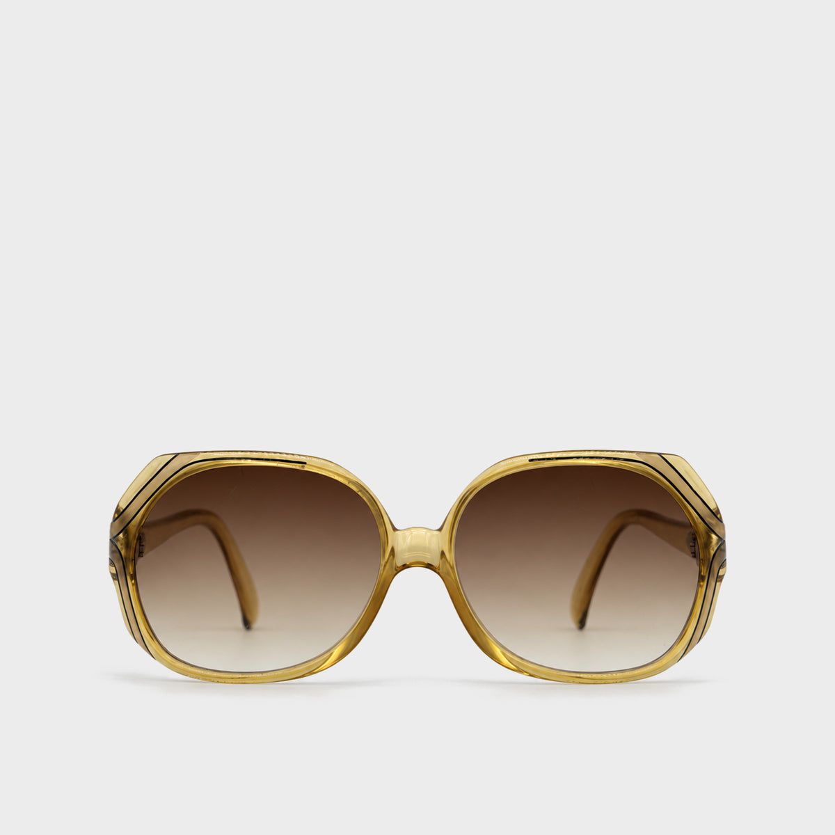 Yellow Sunglasses Dior 1970s