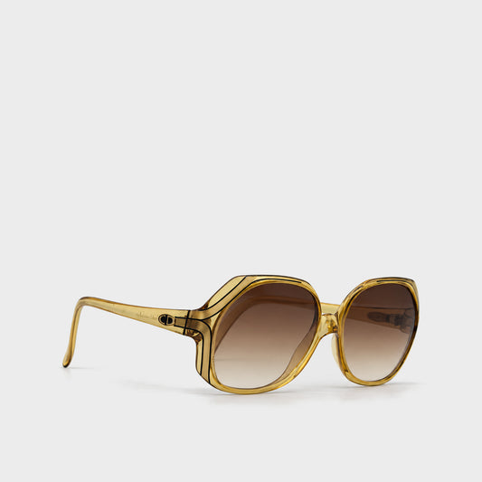 Yellow Sunglasses Dior 1970s