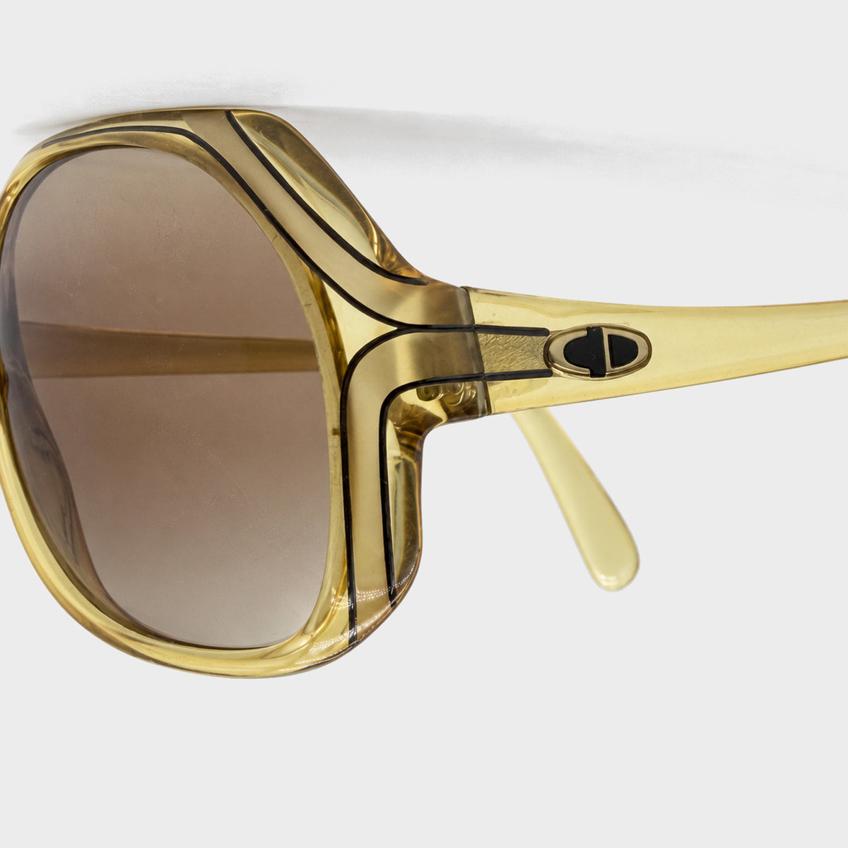 Yellow Sunglasses Dior 1970s