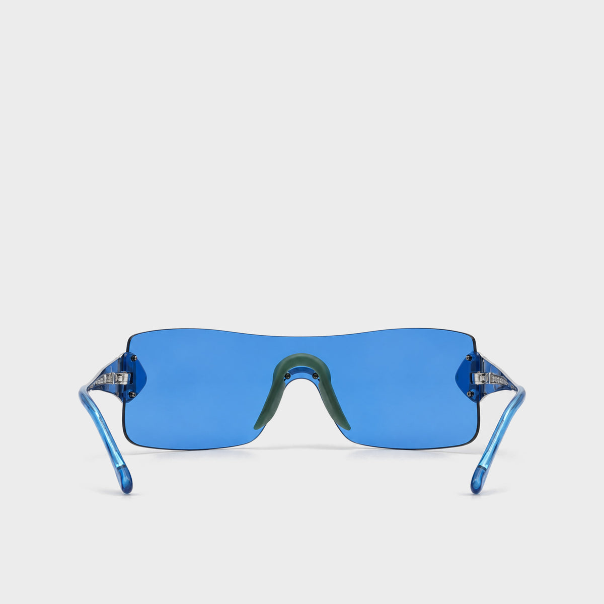 Dior by Galliano F/W 2000 "Alek" Gold Plated Blue Sunglasses