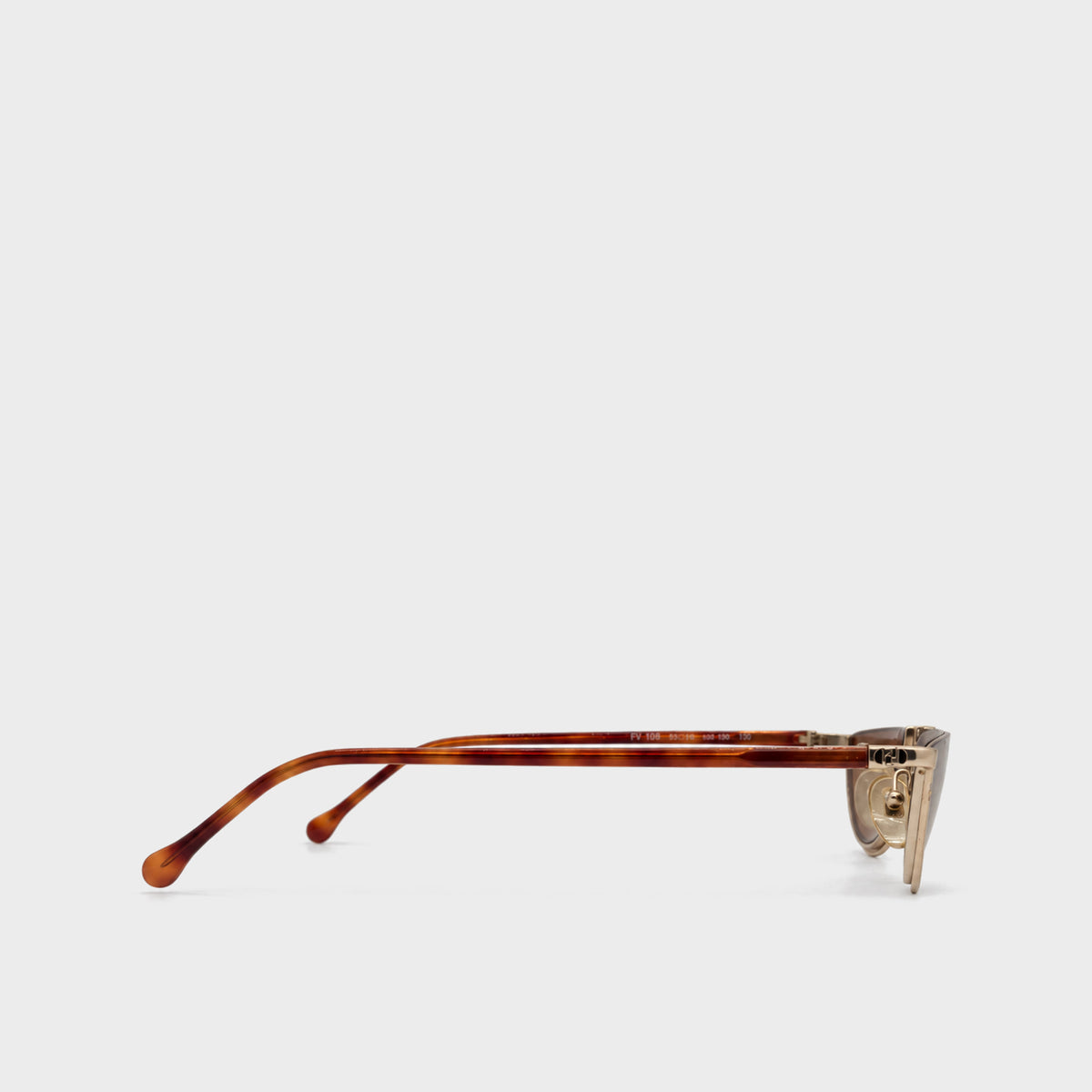 Rare Gold Half-Moon Sunglasses Fendi 1980s