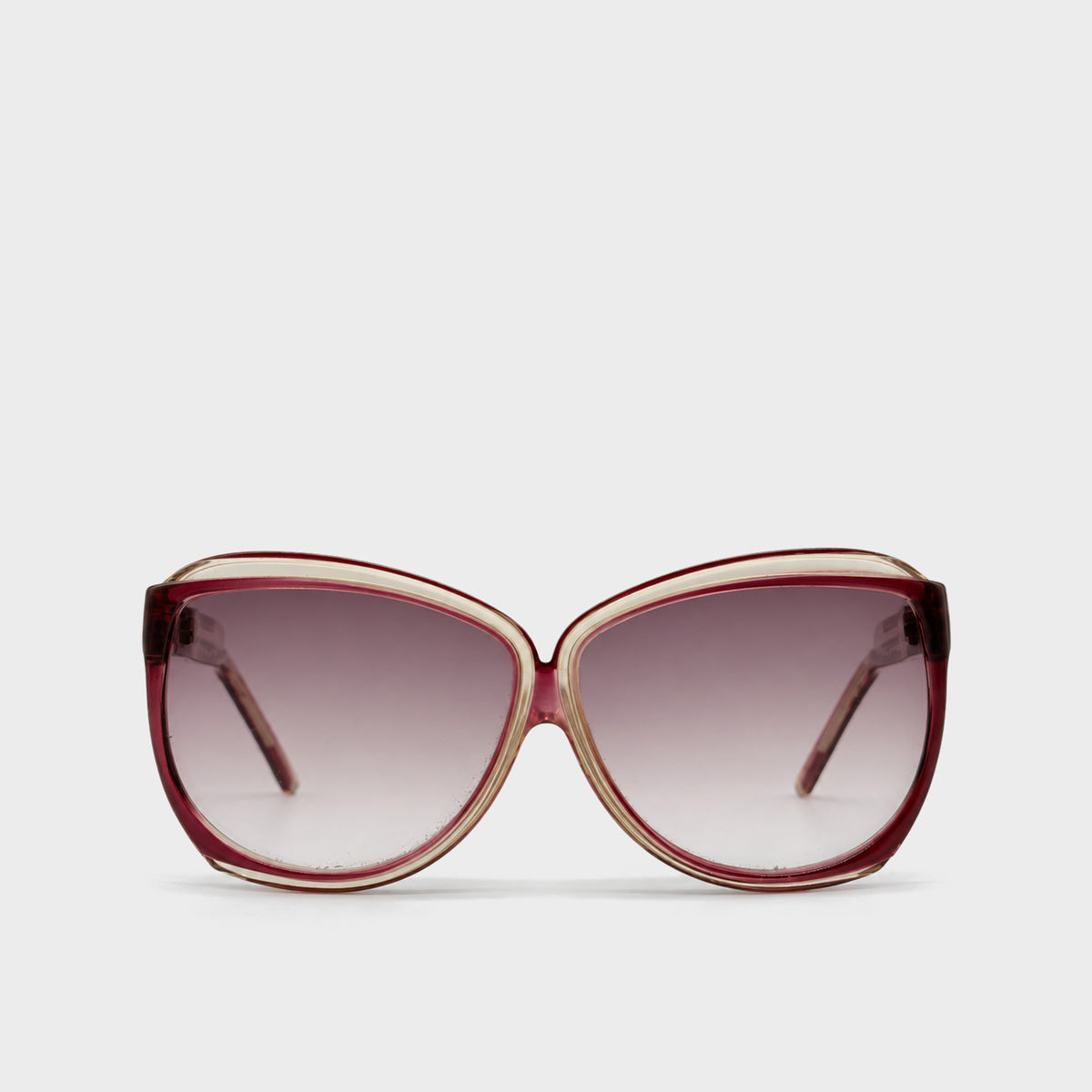 Red Oversized Logo Sunglasses Balenciaga