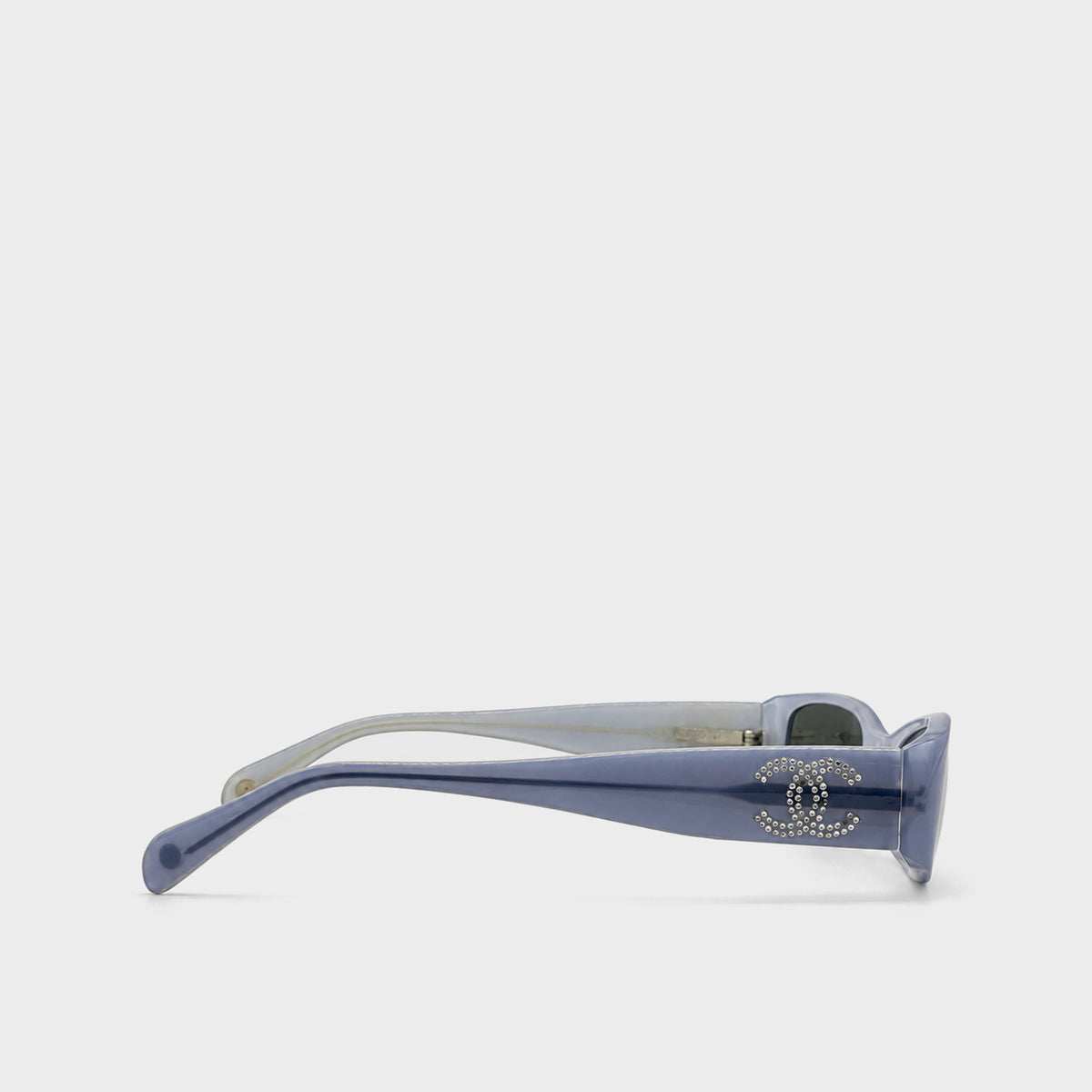 Blue Crystal CC Sunglasses Chanel