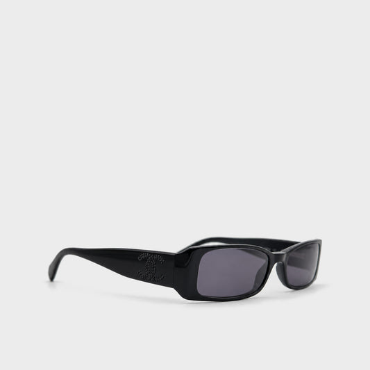Blue Crystal CC Sunglasses Chanel