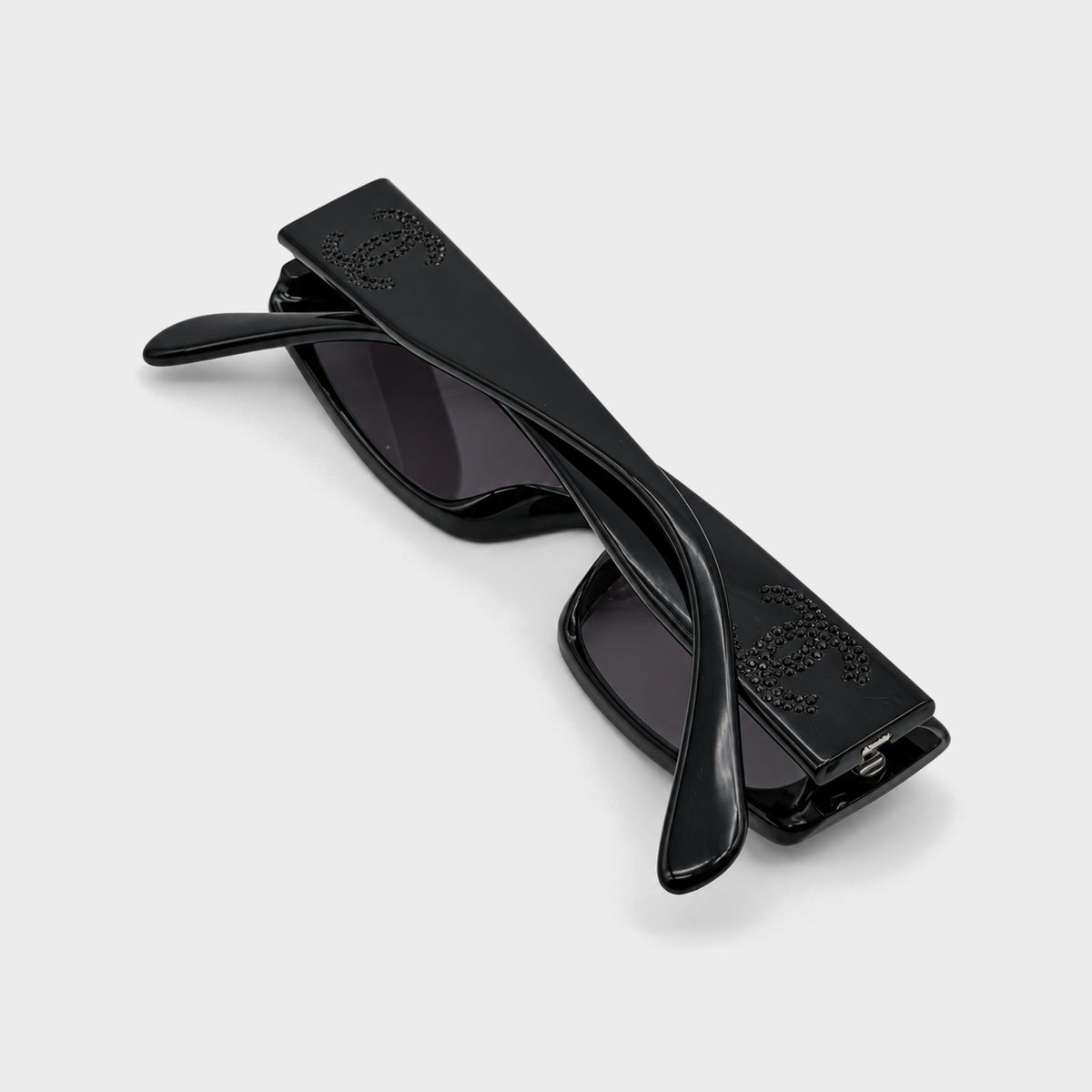 Blue Crystal CC Sunglasses Chanel