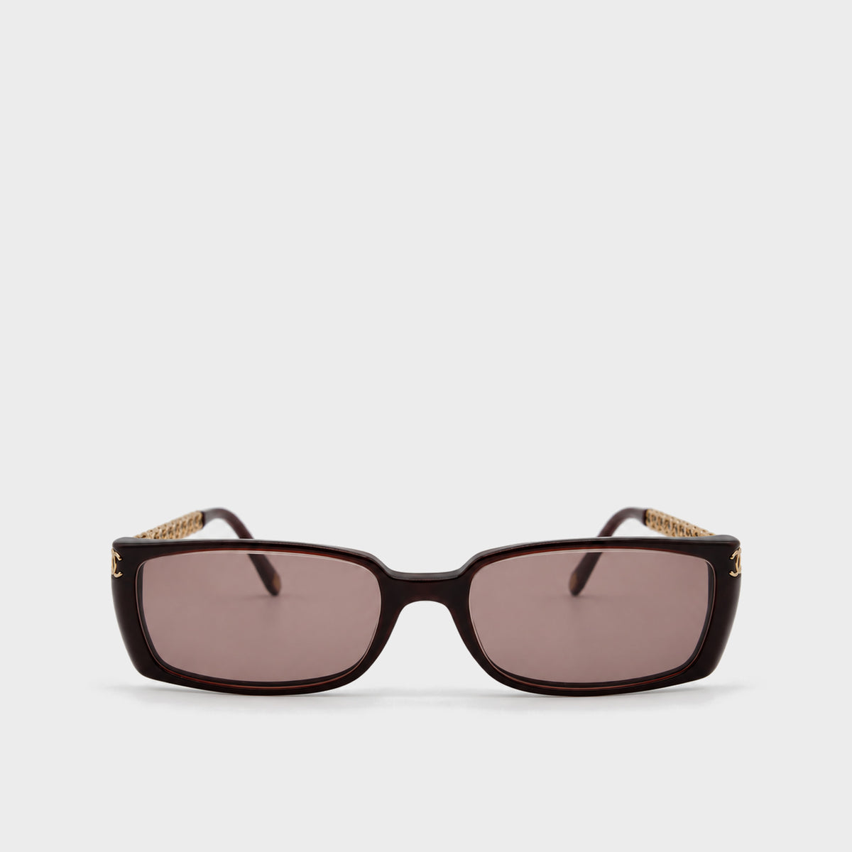 Brown CC Chain Sunglasses Chanel