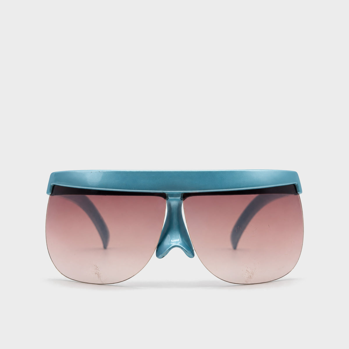 Blue & Pink Shield Sunglasses Courrèges