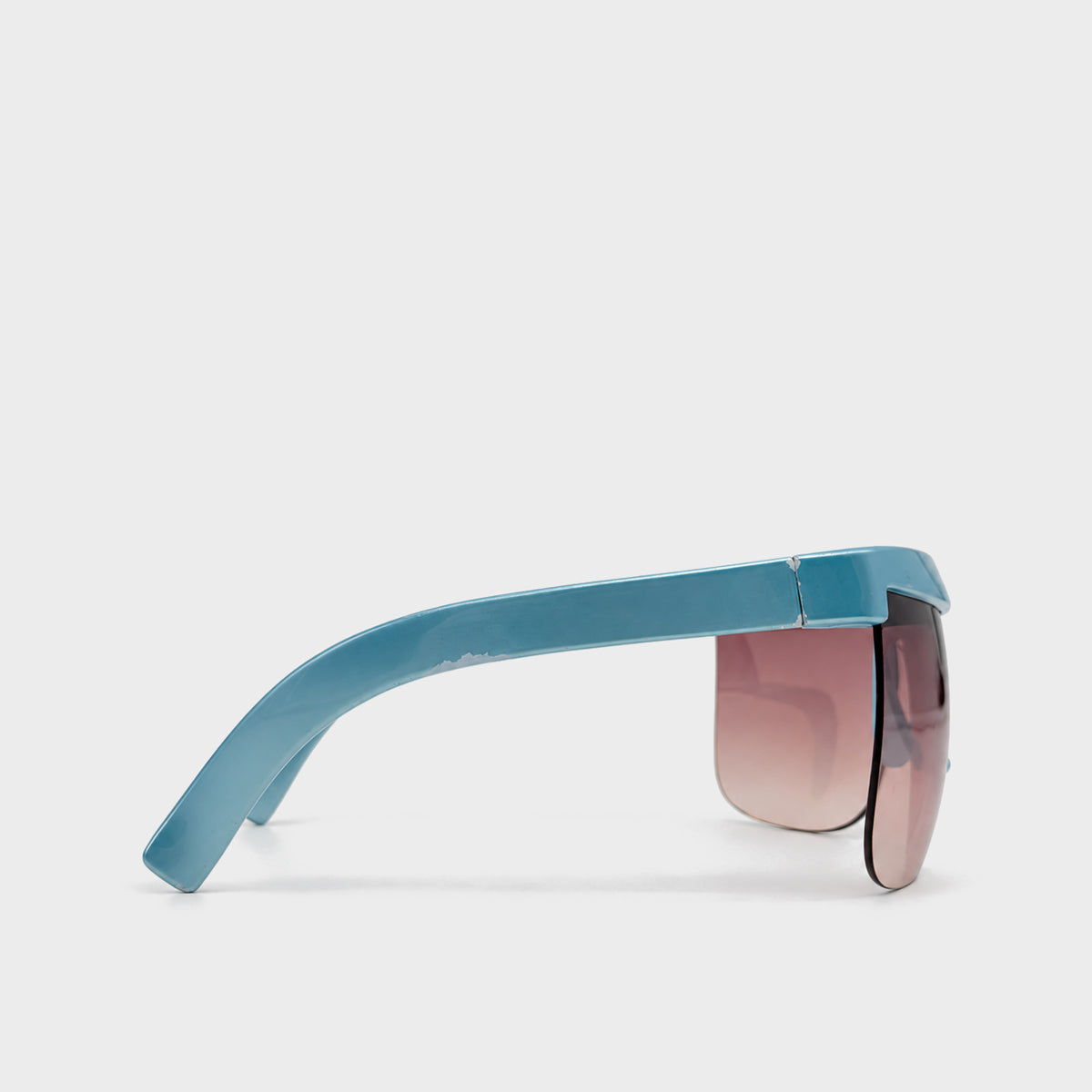 Blue & Pink Shield Sunglasses Courrèges