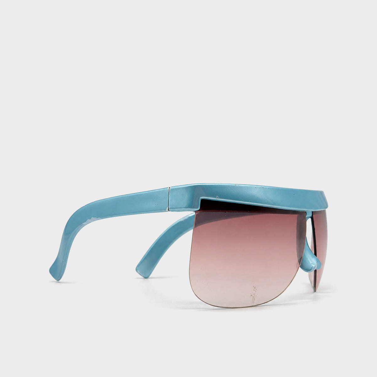 Blue & Pink Shield Sunglasses Courrèges