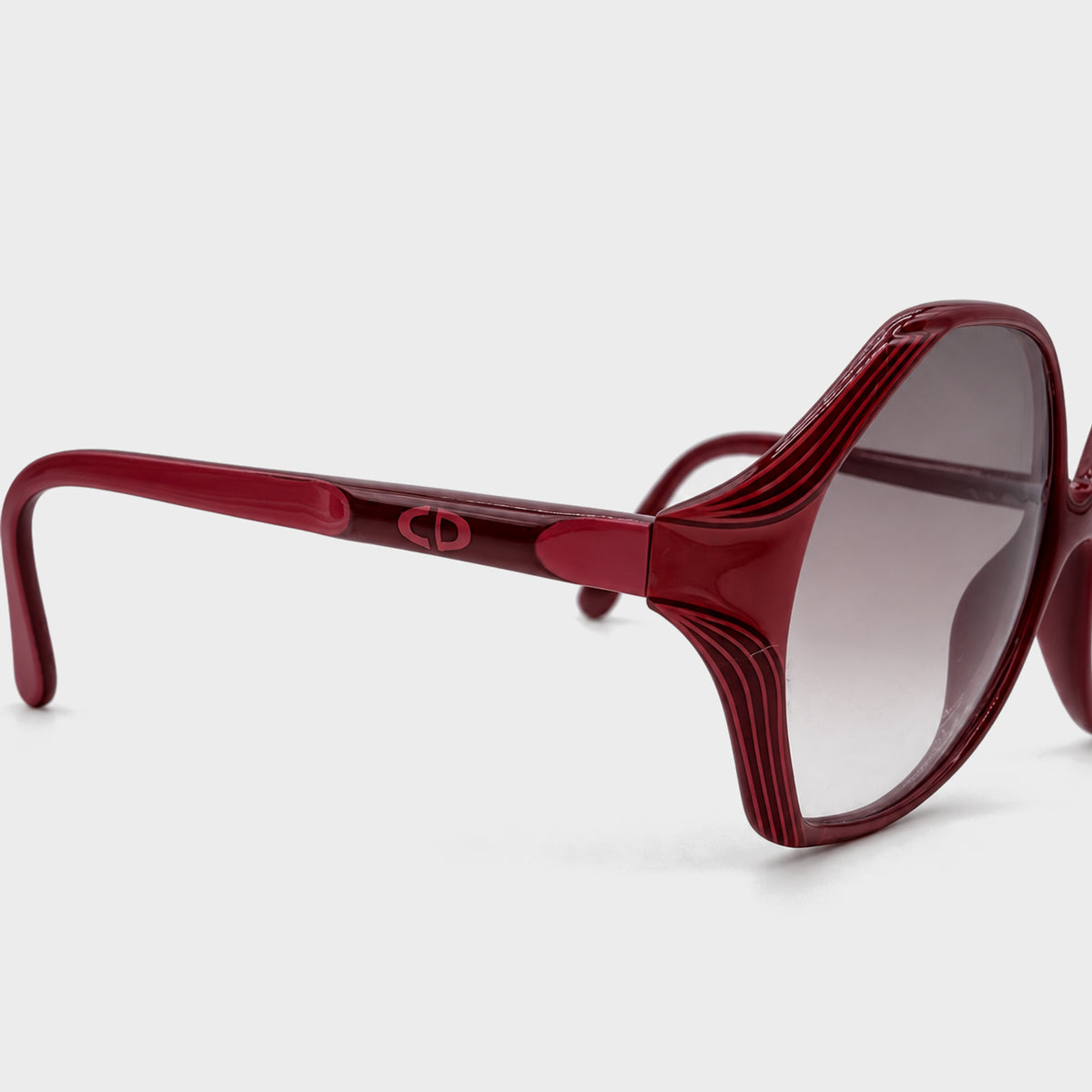 Burgundy Oversized Sunglasses Christian Dior
