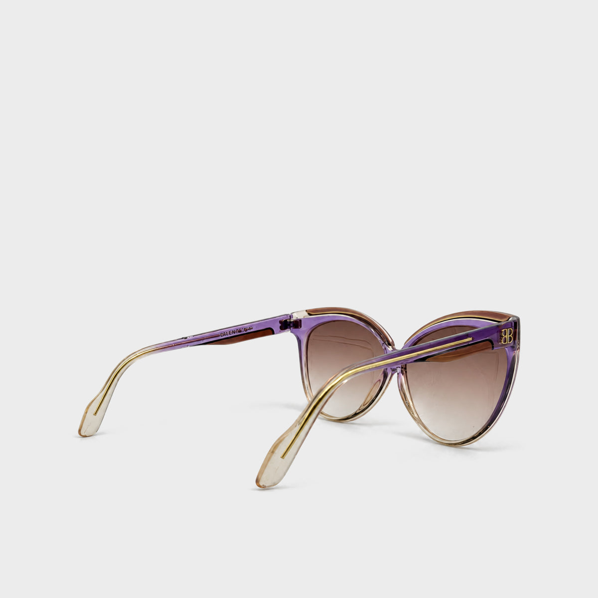 Purple Oversized Sunglasses Balenciaga