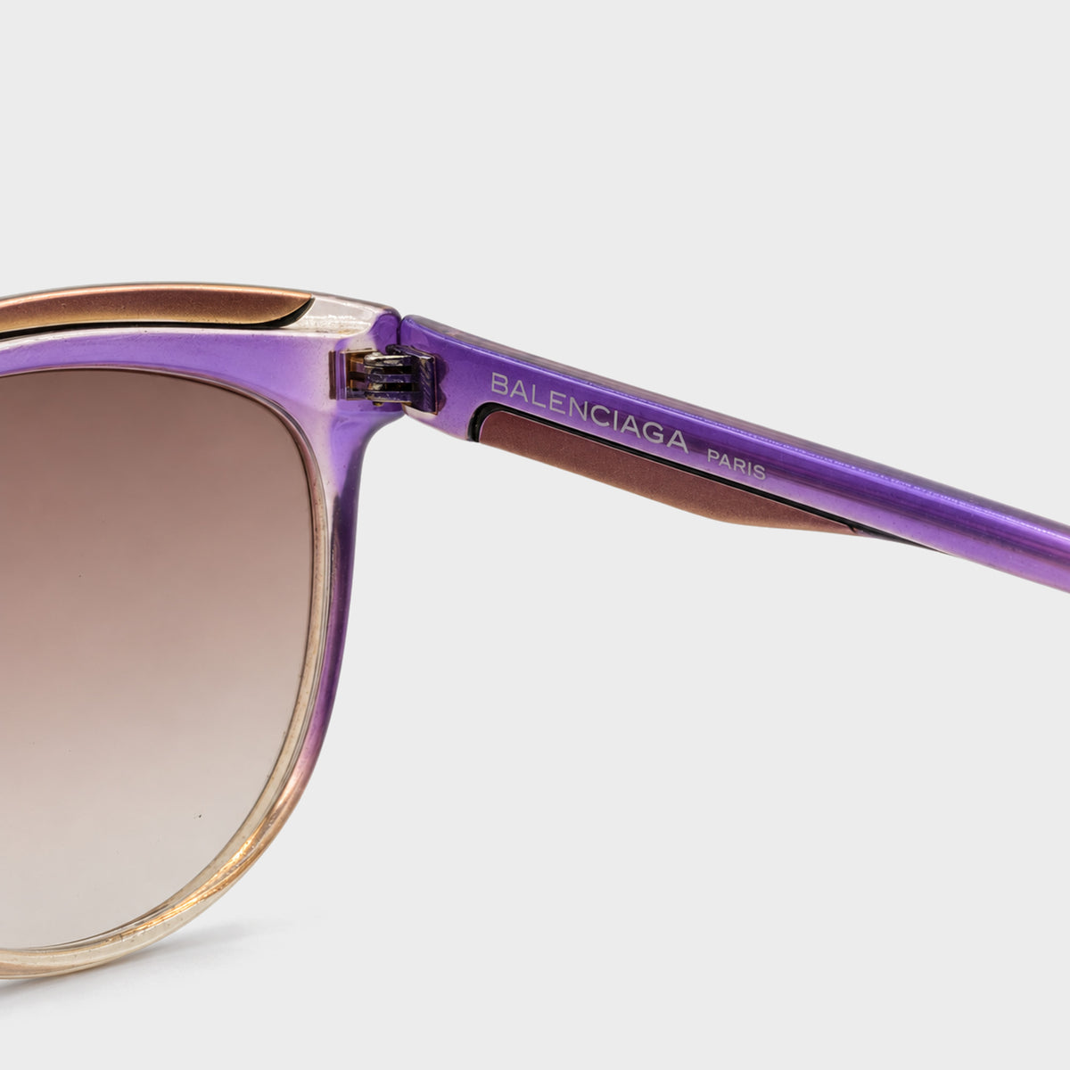 Purple Oversized Sunglasses Balenciaga