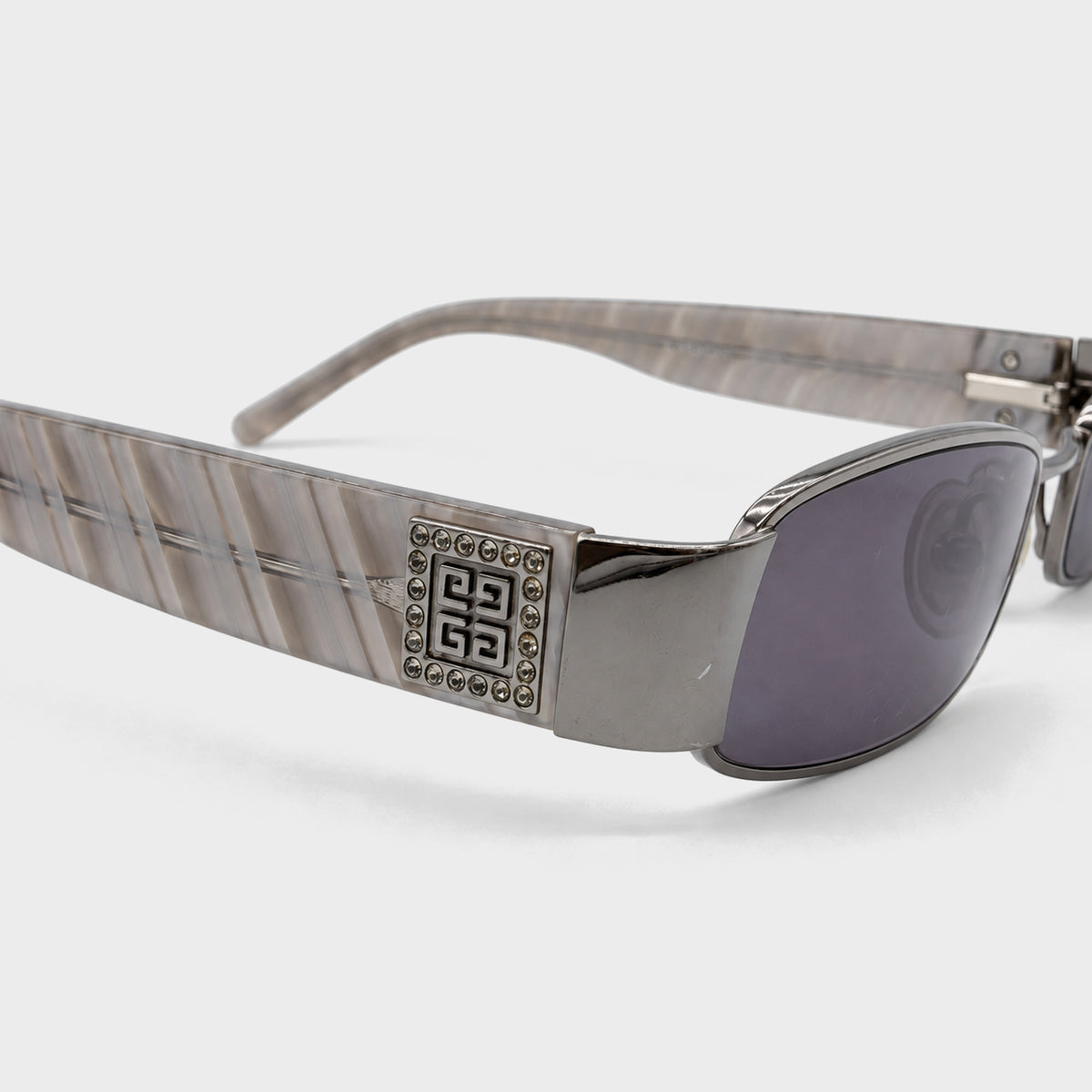 Silver & Purple 4G Sunglasses Givenchy