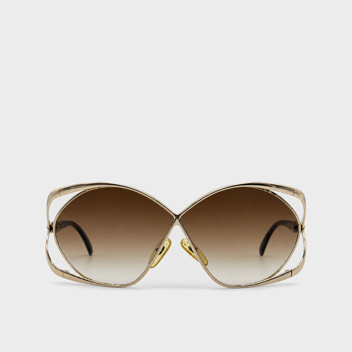 Gold Butterfly Sunglasses Christian Dior 2000s