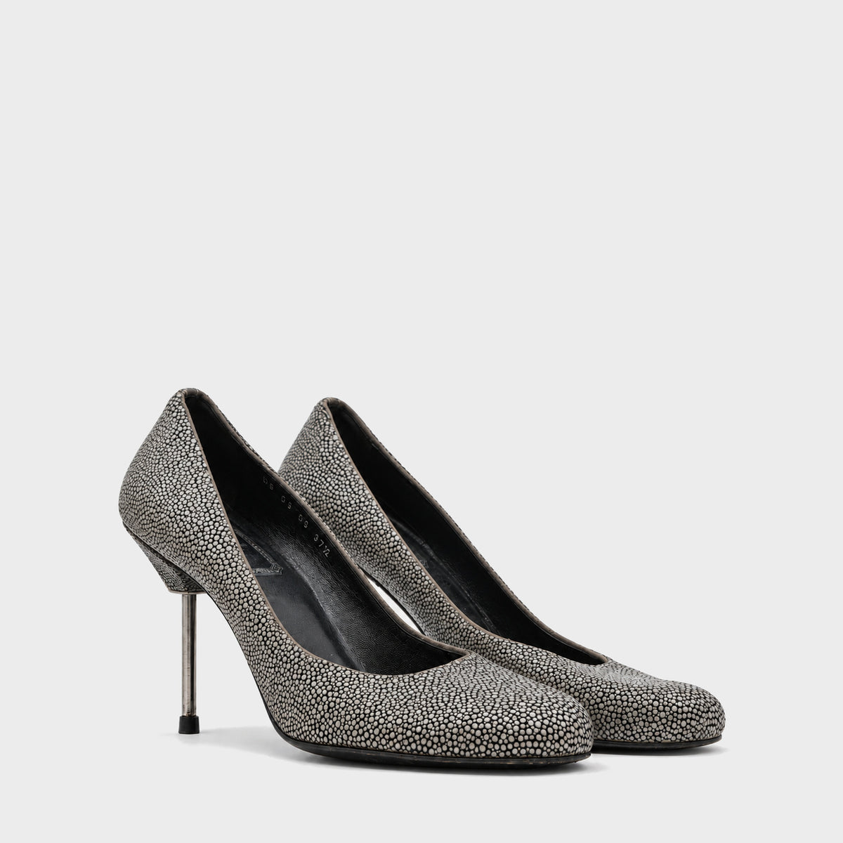 Dark Green Textured Pumps Christian Dior Circa 2000s