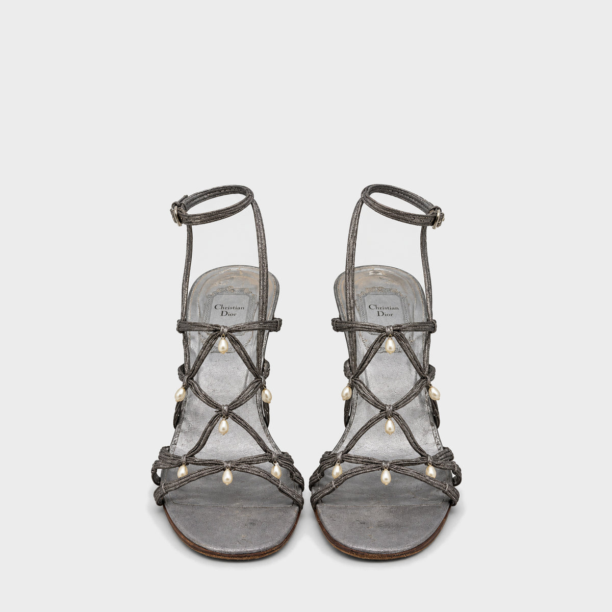 Grey and Pearl Heels Christian Dior SS 1999 by John Galliano