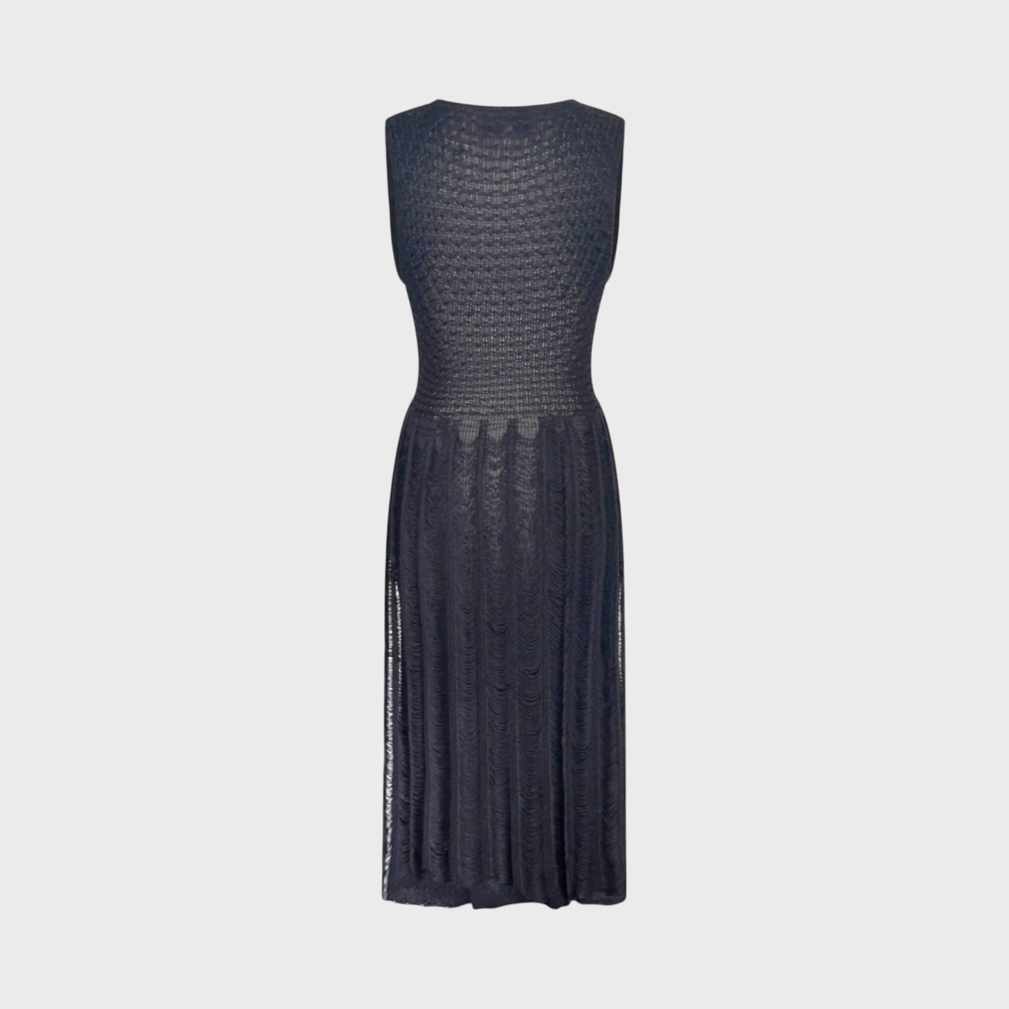 Black Knit Sequined Dress Christian Lacroix 1990s