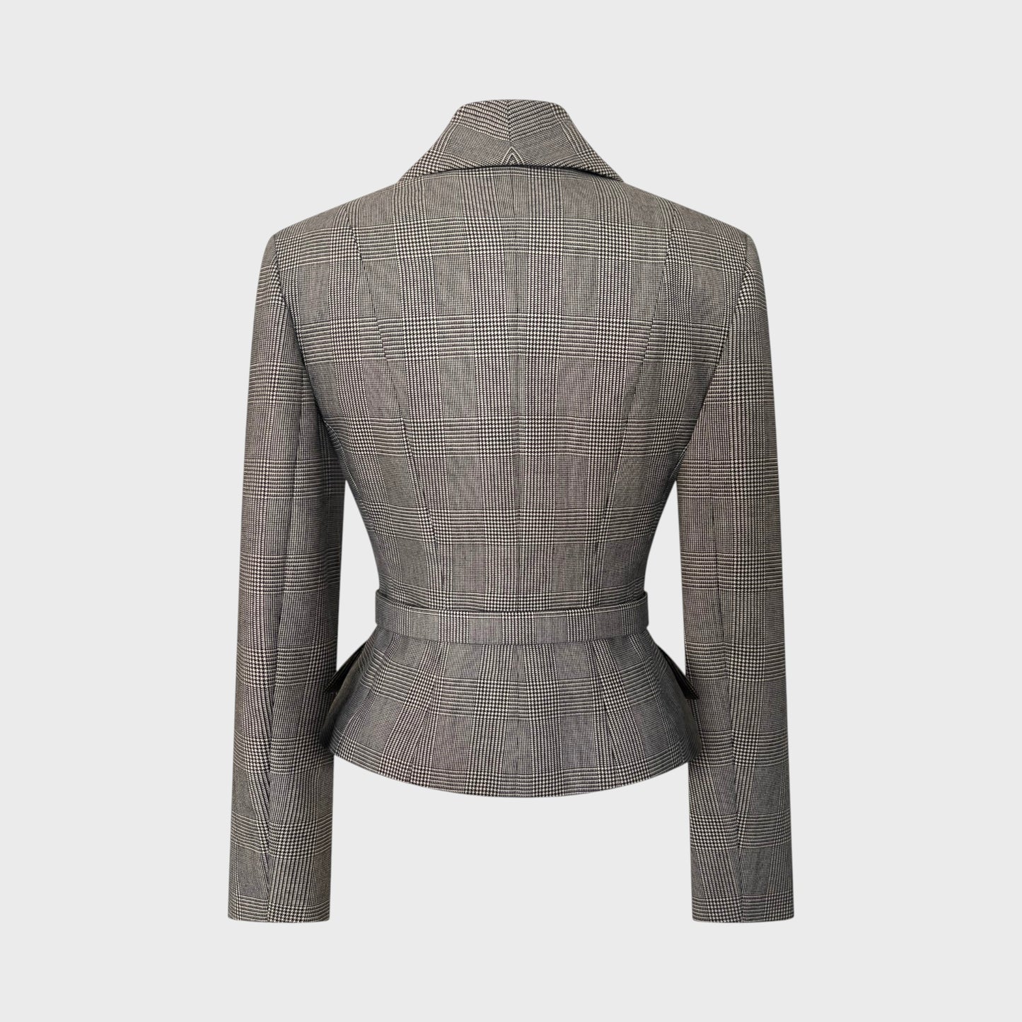 Prince of Wales Belted Jacket Christian Dior FW 1999 by John Galliano