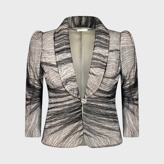 "Sarabande" Black Lace Jacket Alexander McQueen SS 2007