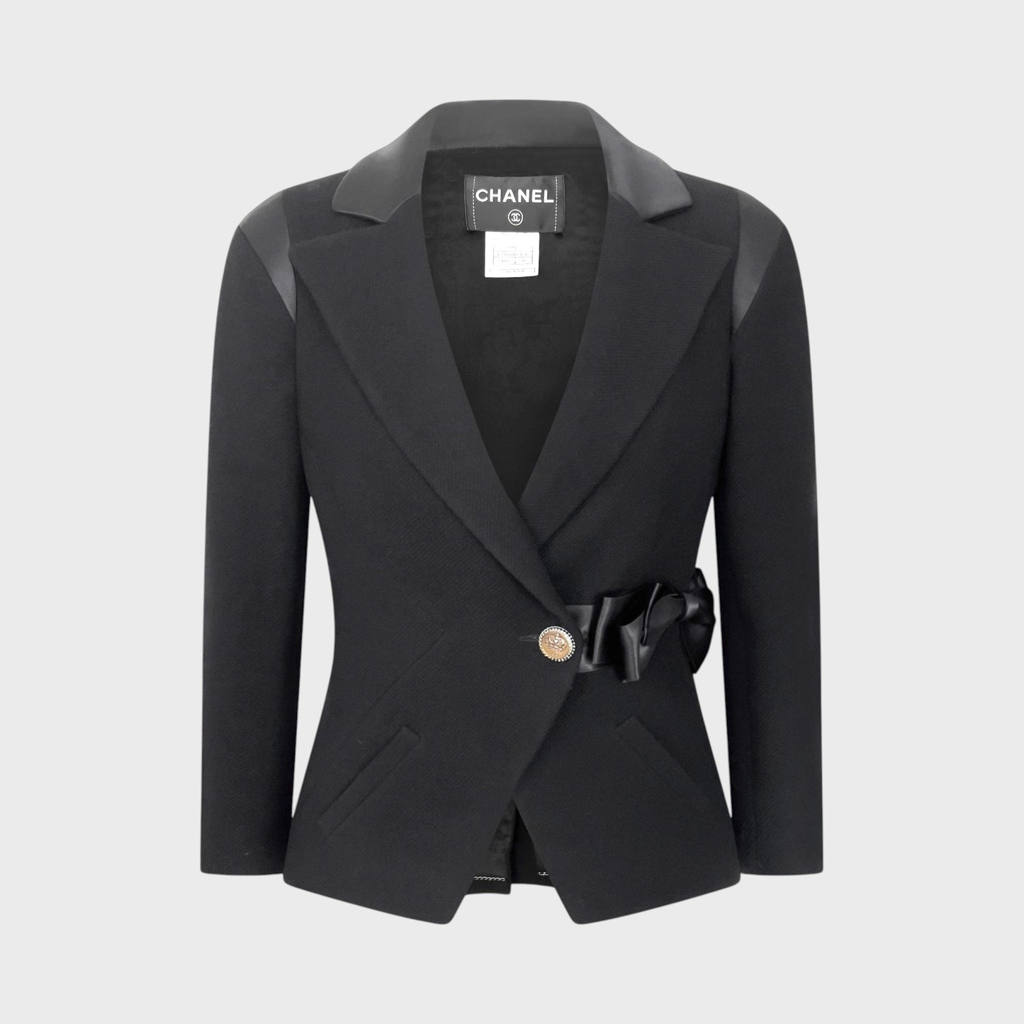 Silk Bow Wool Jacket Chanel Pre-Fall 2008 by Karl Lagerfeld