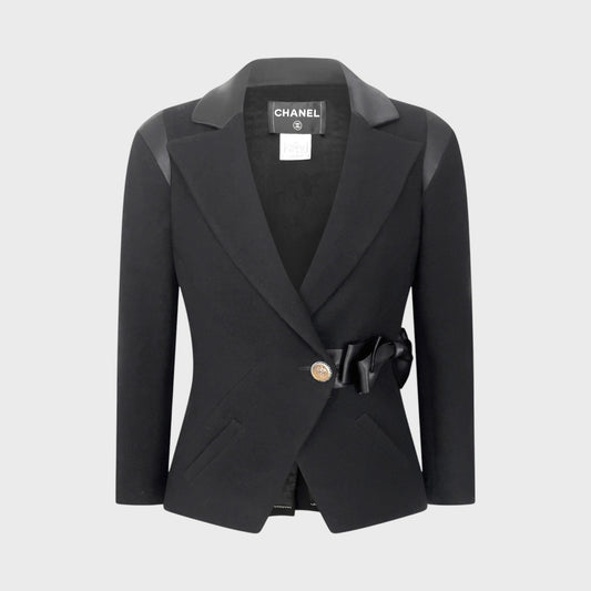 Silk Bow Wool Jacket Chanel Pre-Fall 2008 by Karl Lagerfeld