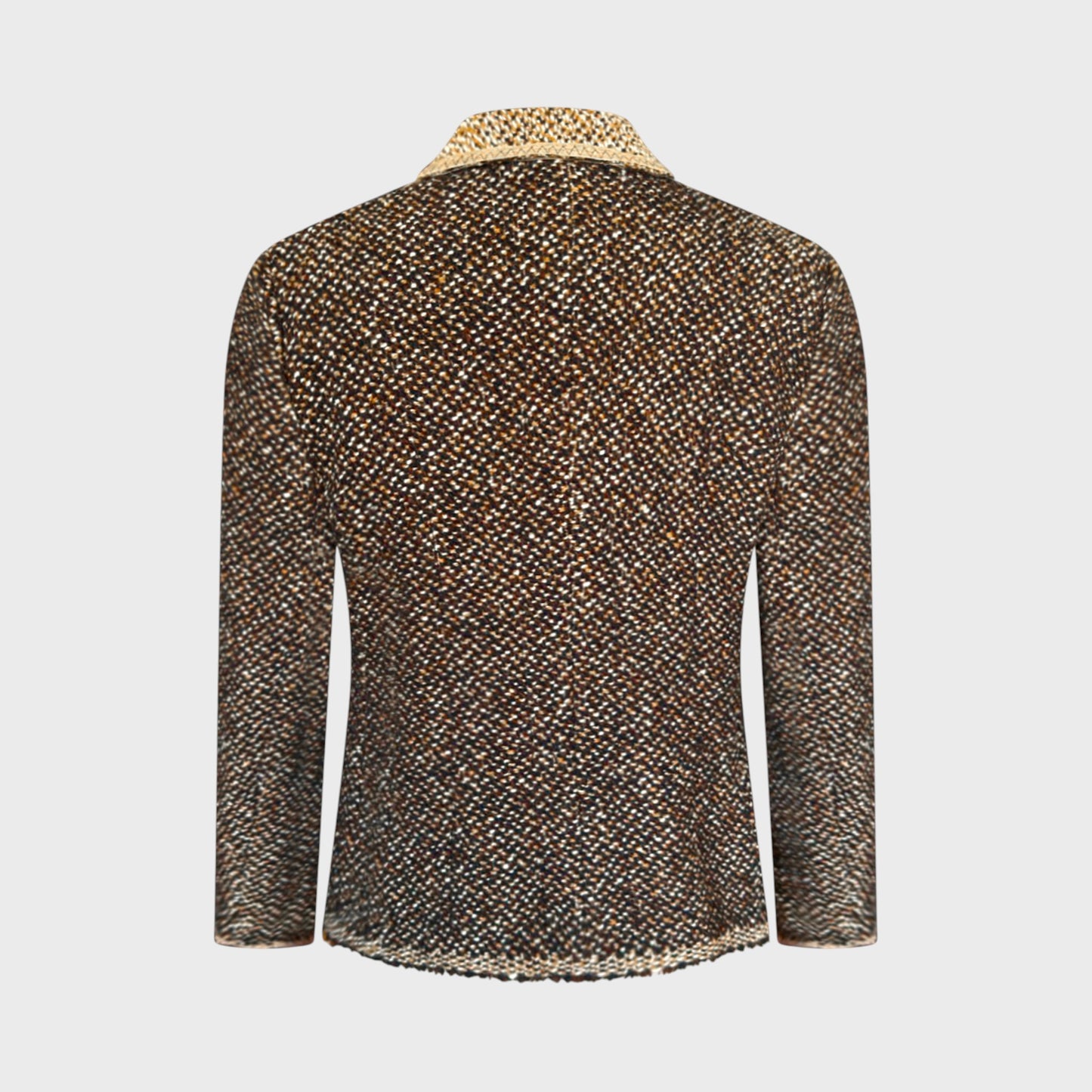 Brown Tweed Jacket Prada FW 2000 by Miuccia Prada