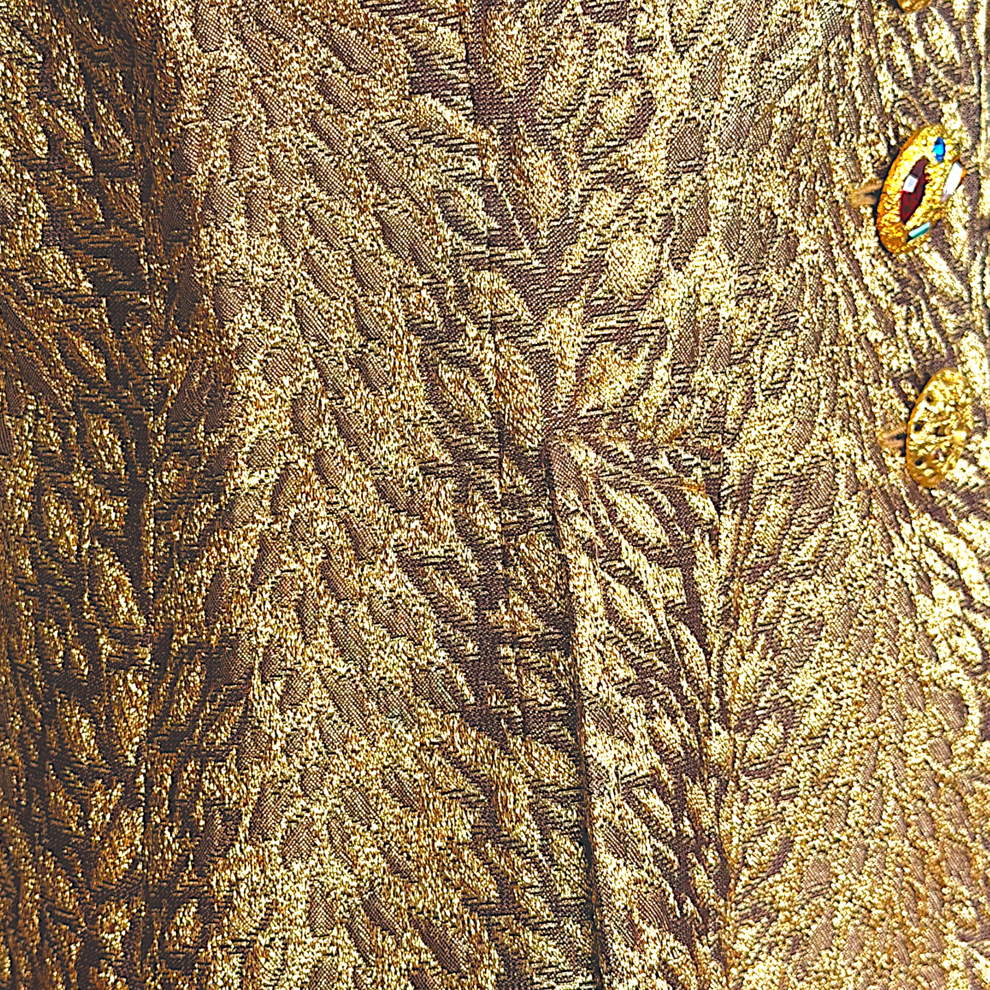 Gold Baroque Brocade Jacket Christian Lacroix 1990s