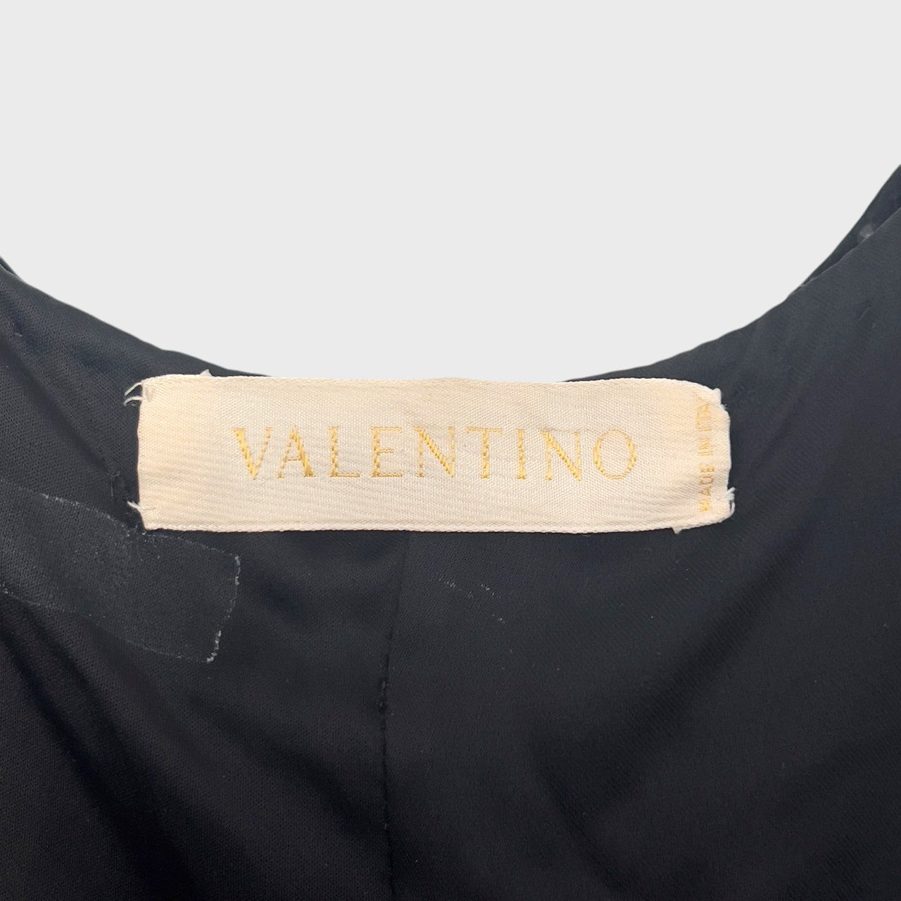 Black Beaded Cocktail Dress Valentino 2000s