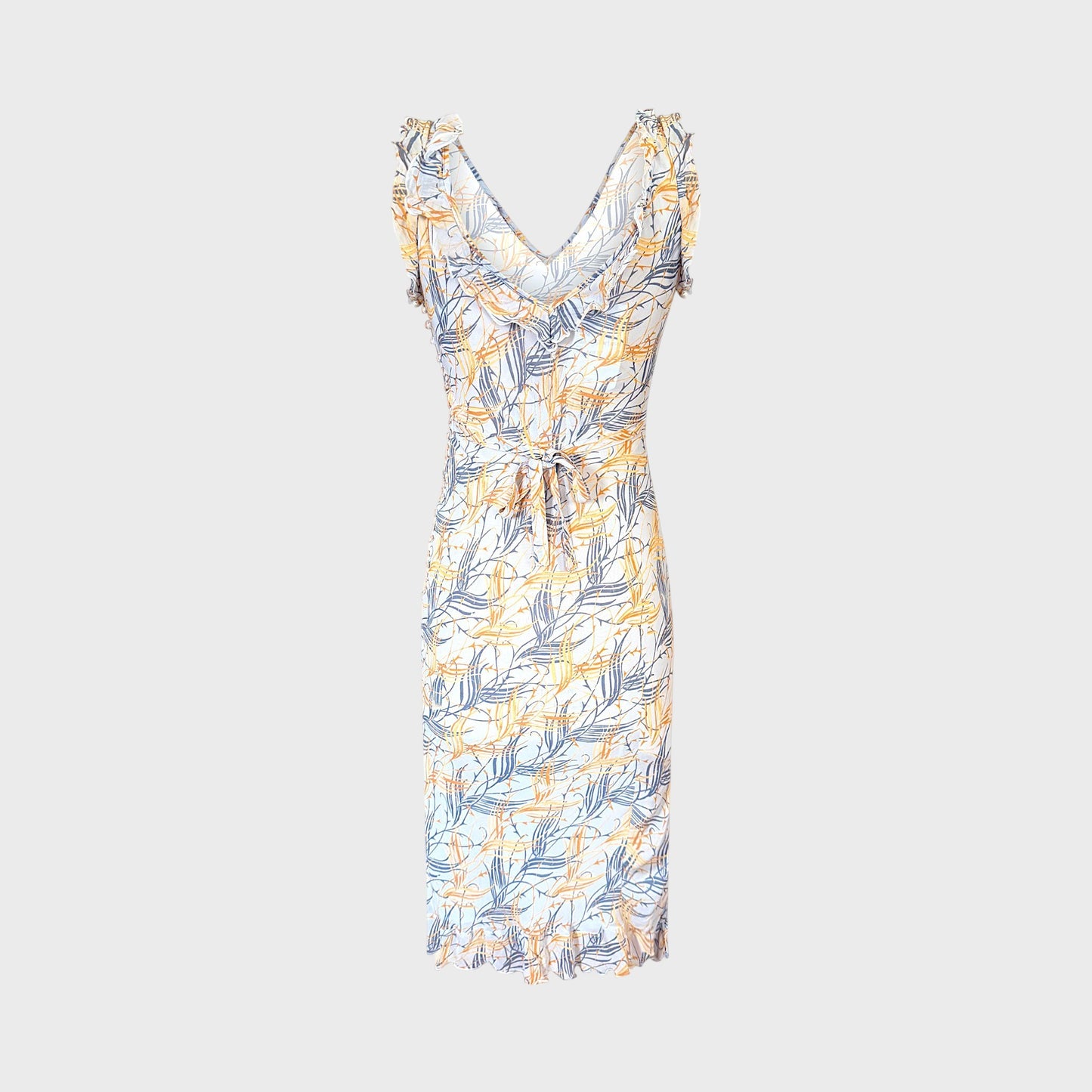 Printed Ruffle Dress Chloé SS 1999 by Stella McCartney