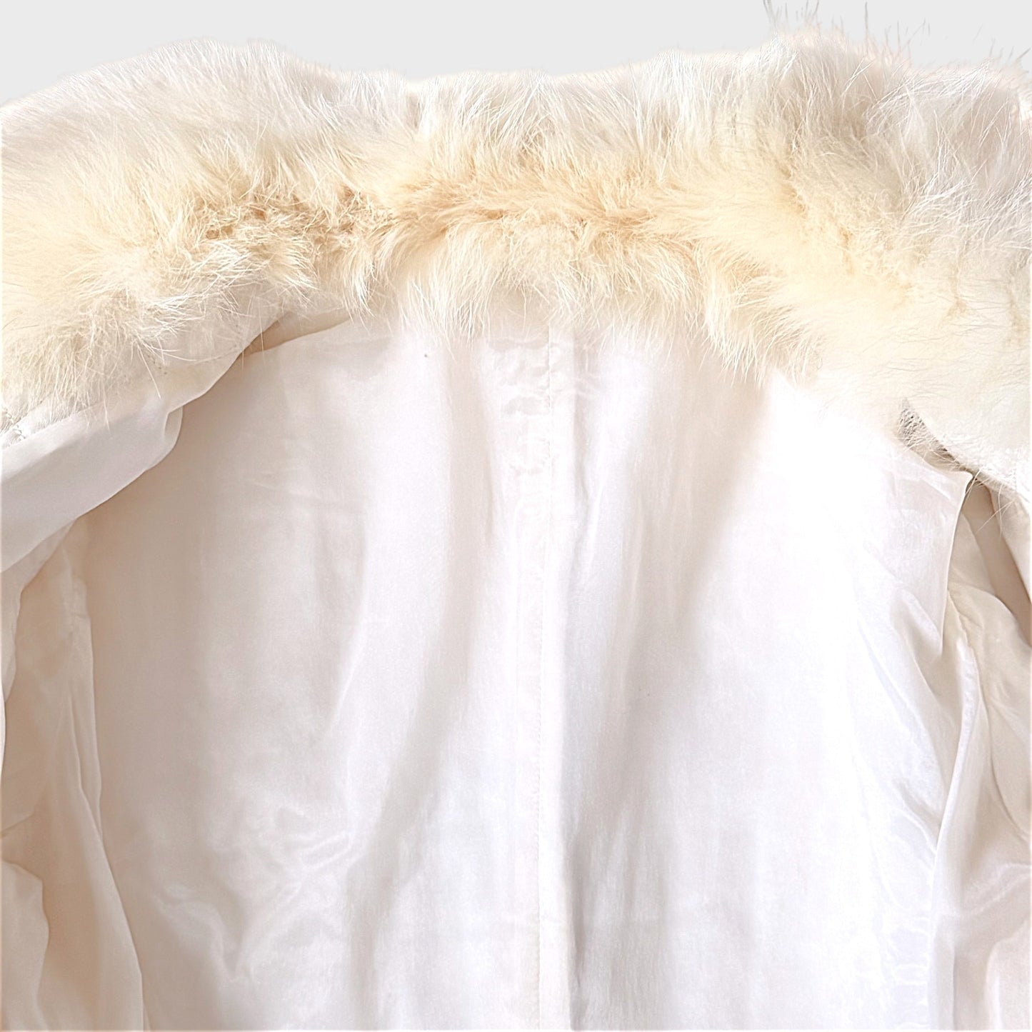 White Leather, Fox & Snake Coat Roberto Cavalli FW 2005