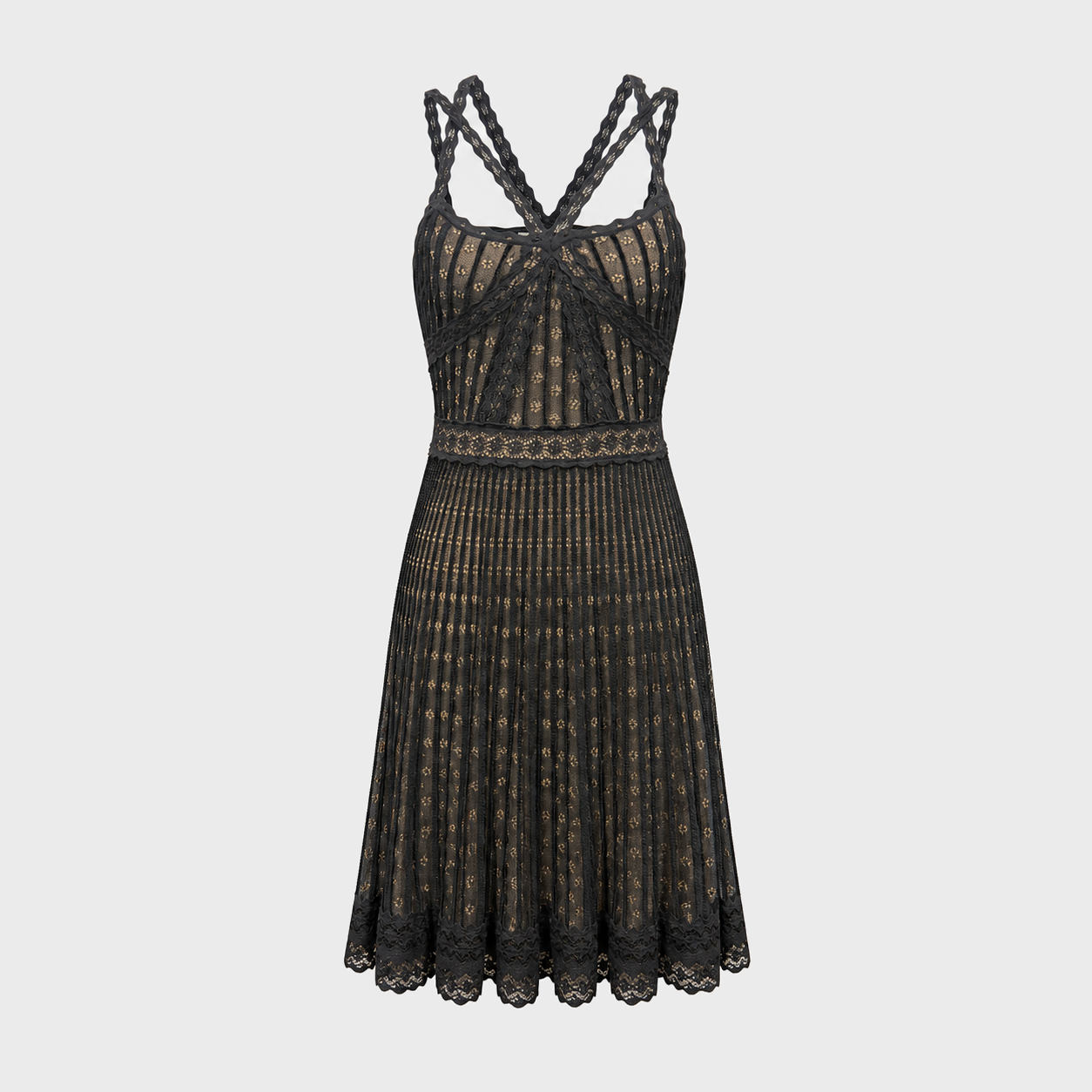 Black Knitwear Dress Christian Dior SS 2009 by John Galliano