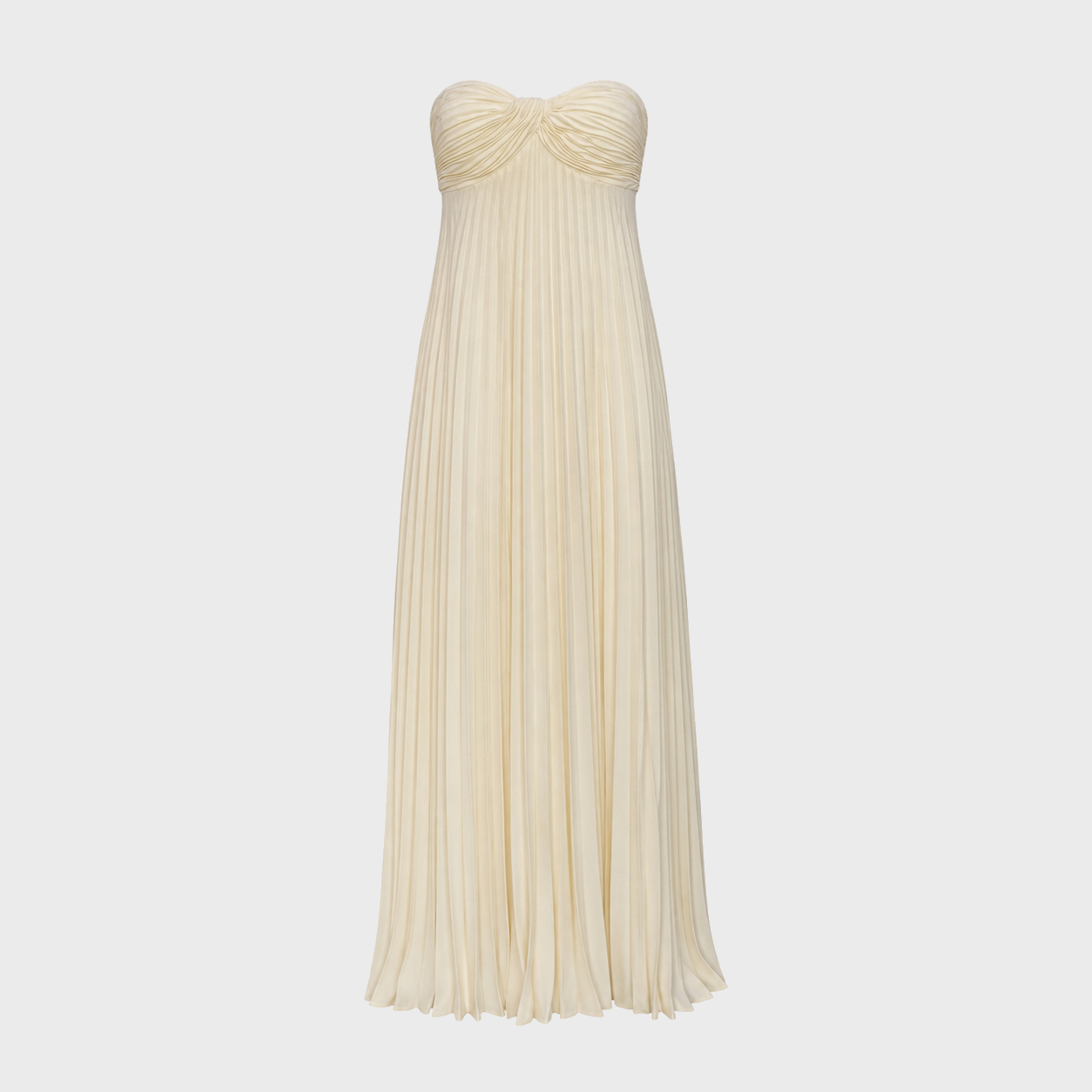 Pleated Draped Bust Dress Loris Azzaro 1971s