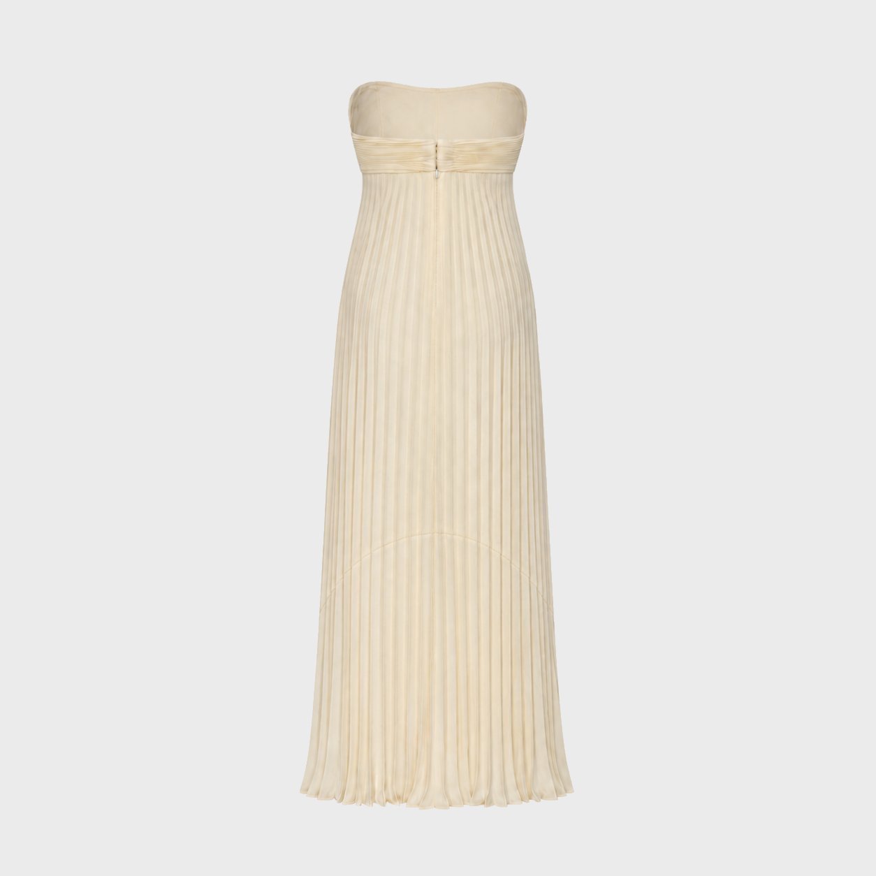 Pleated Draped Bust Dress Loris Azzaro 1971s