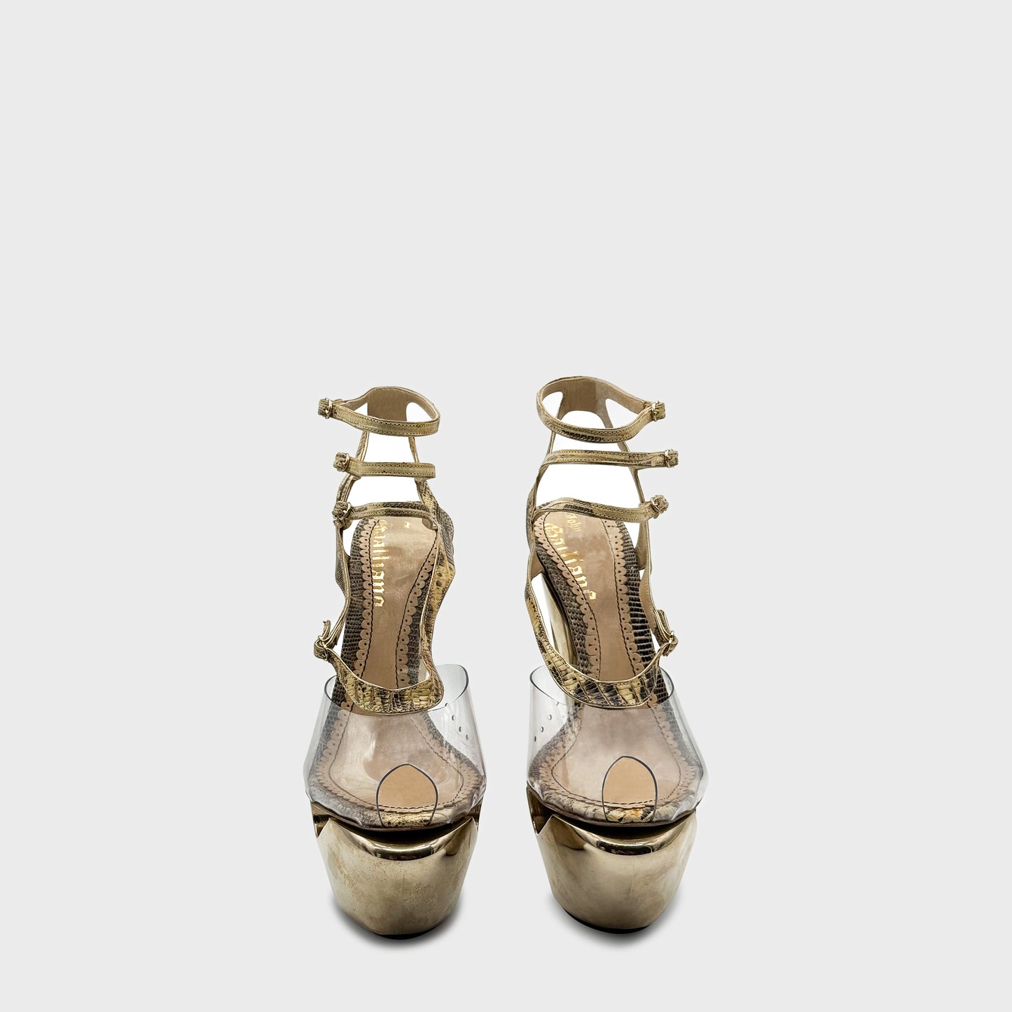 Lizard and Gold Platform Pumps John Galliano SS 2009